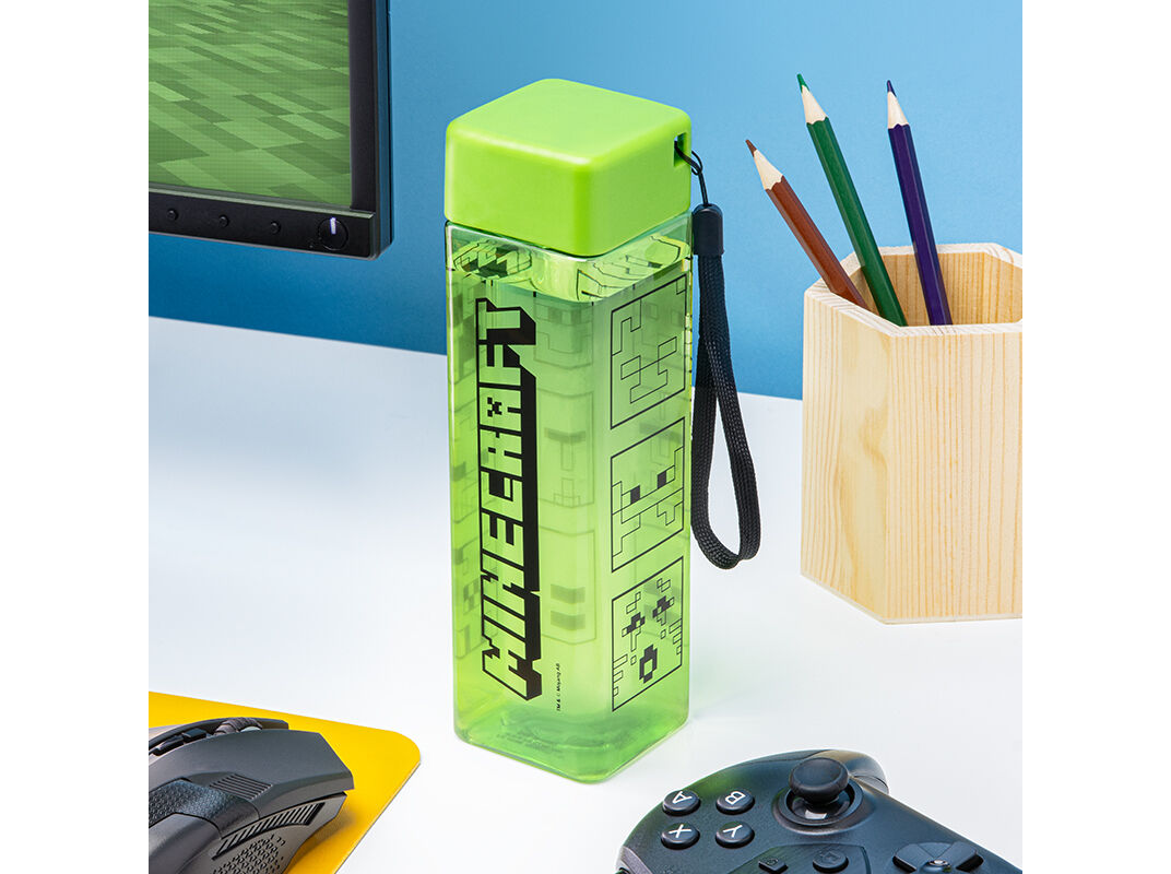 GARRAFA PL&Aacute;STICO MINECRAFT image number 1