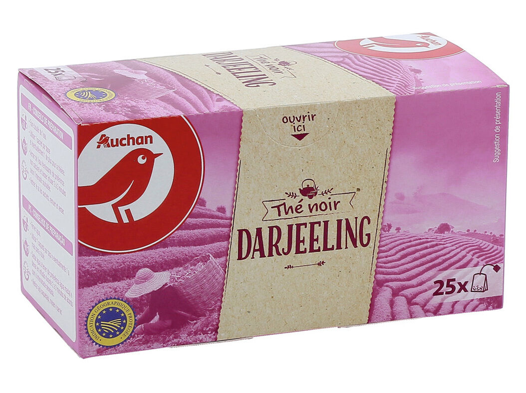 CH&Aacute; PRETO AUCHAN DARJEELING 25 SAQUETA