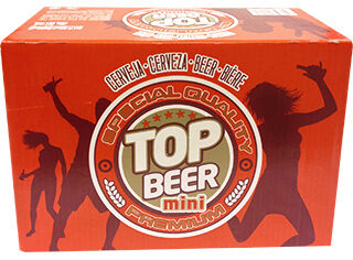 CERVEJA TOP BEER MINI 24X0.25L