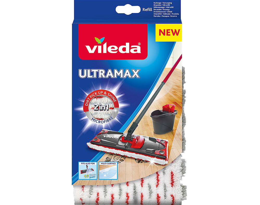 RECARGA MICROFIBRA PARA MOPA ULTRAMAX VILEDA image number 0