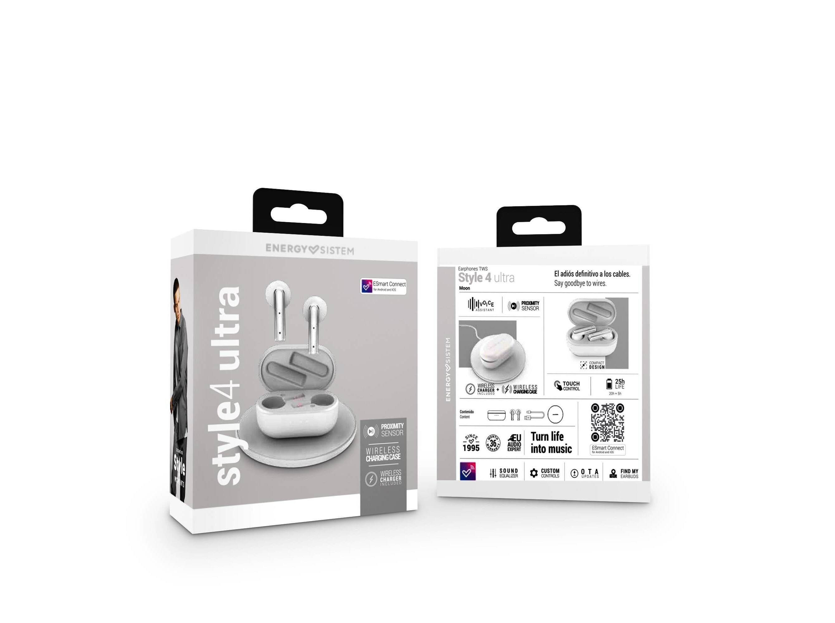 AURICULARES ENERGY SISTEM STYLE 4 ULTRA BRANCO image number 6