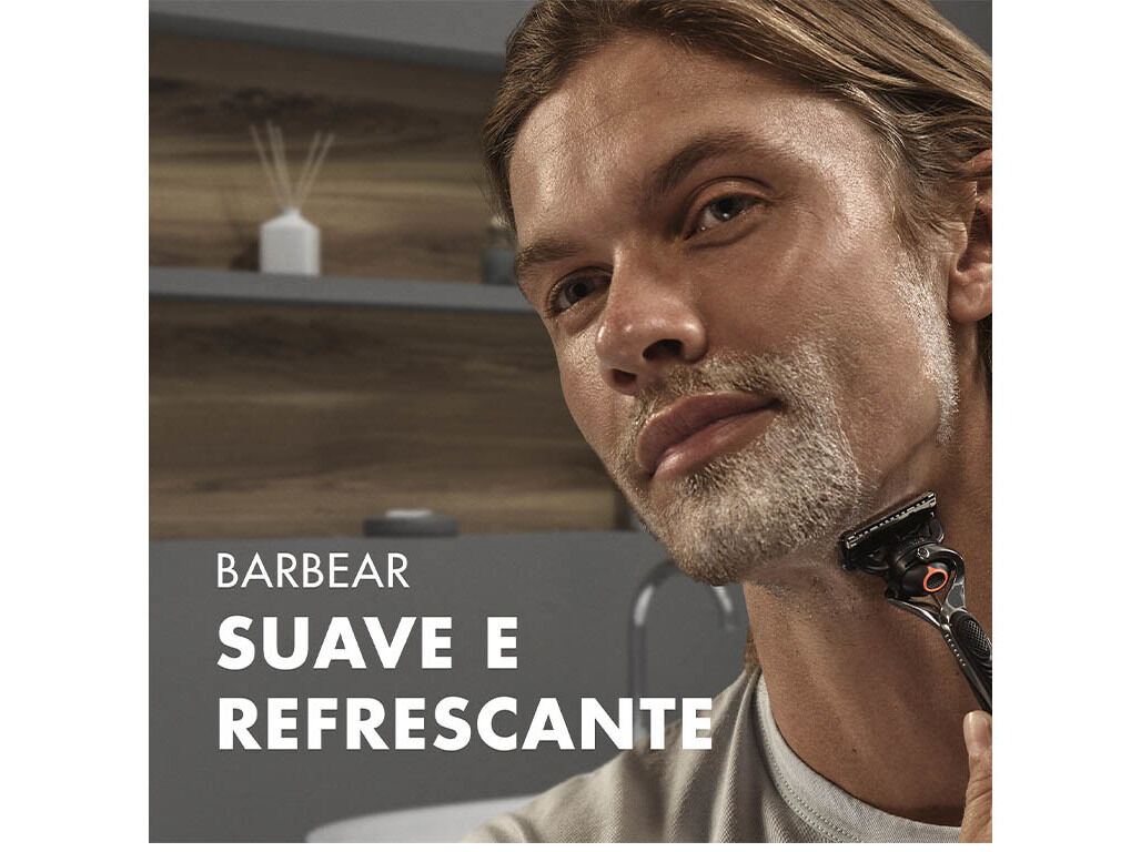 ESPUMA DE BARBEAR FUSION PELE SENSIVEL GILLETTE 250 ML image number 3