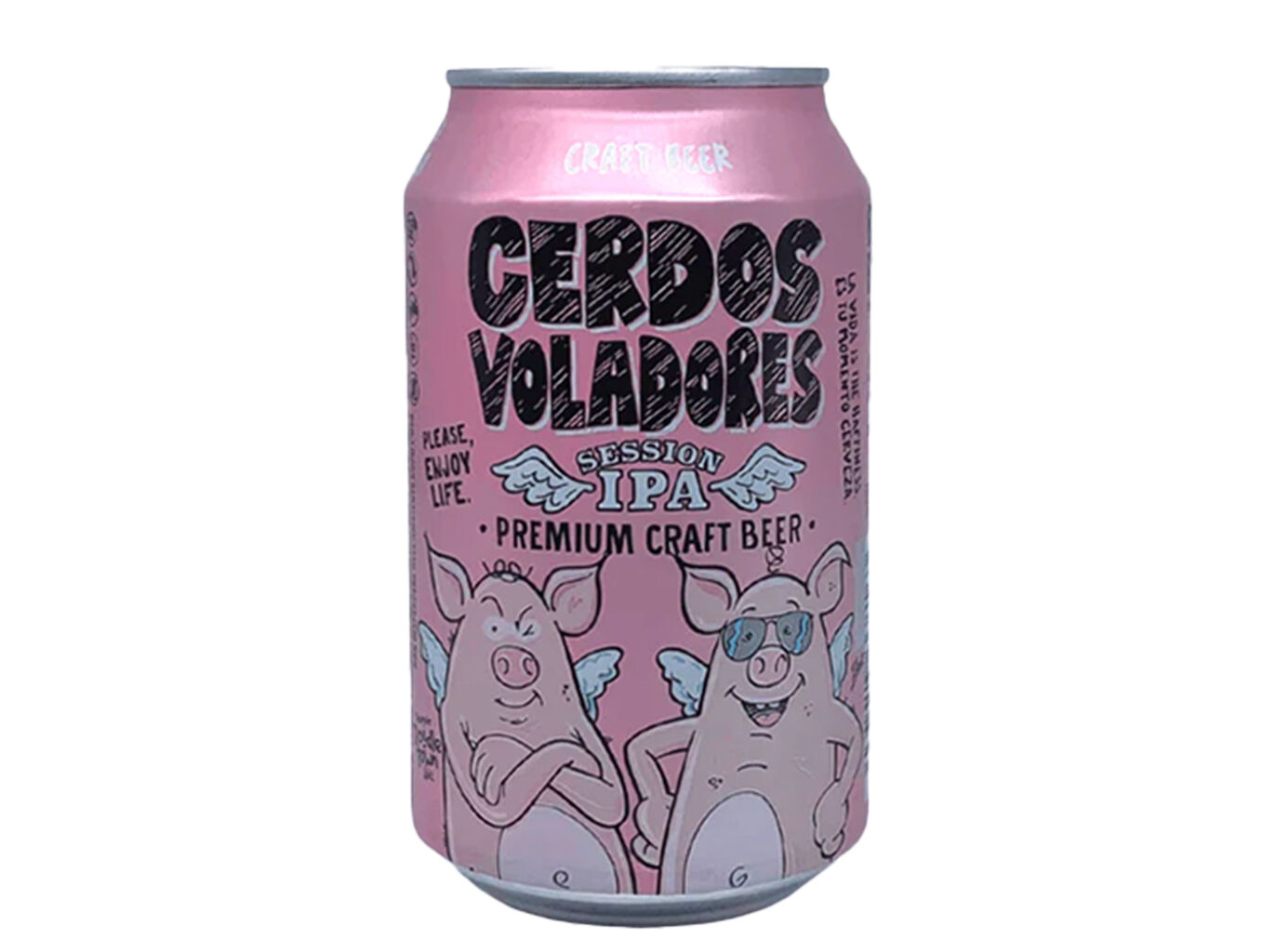 CERVEJA CERDOS VOLADORES IPA LATA 0.33L