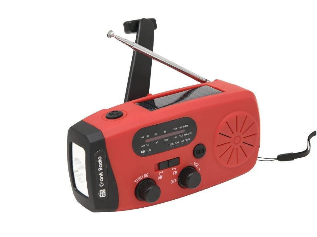 R&Aacute;DIO SOLAR DE EMERG&Ecirc;NCIA 4000MAH COM LANTERNA LED E SOS image number 4