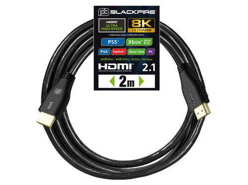 CABO HDMI BLACKFIRE 8K ULTRA HIGH SPEED (2.1 - 2M) image number 0
