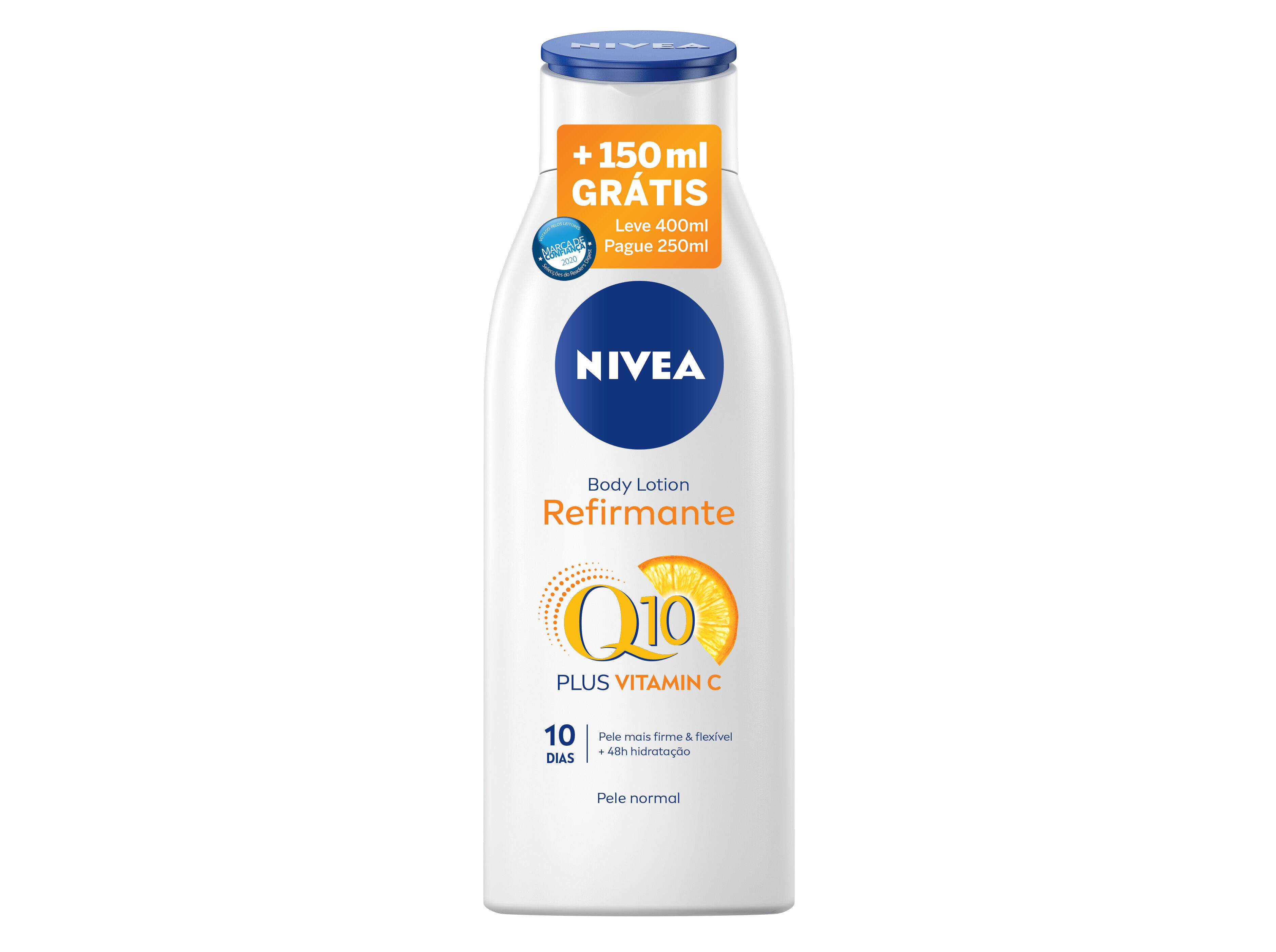 Lo&ccedil;&atilde;o Corporal Refirmante Q10 NIVEA 250 ml + 150 ml Oferta image number 1