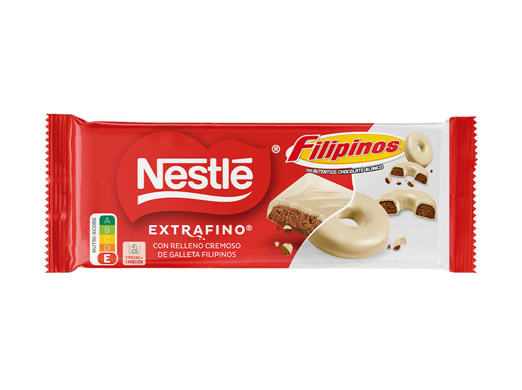 CHOCOLATE NESTL&Eacute; EXTRAFINO C/ RECHEIO FILIPINOS BRANCO 84G image number 1