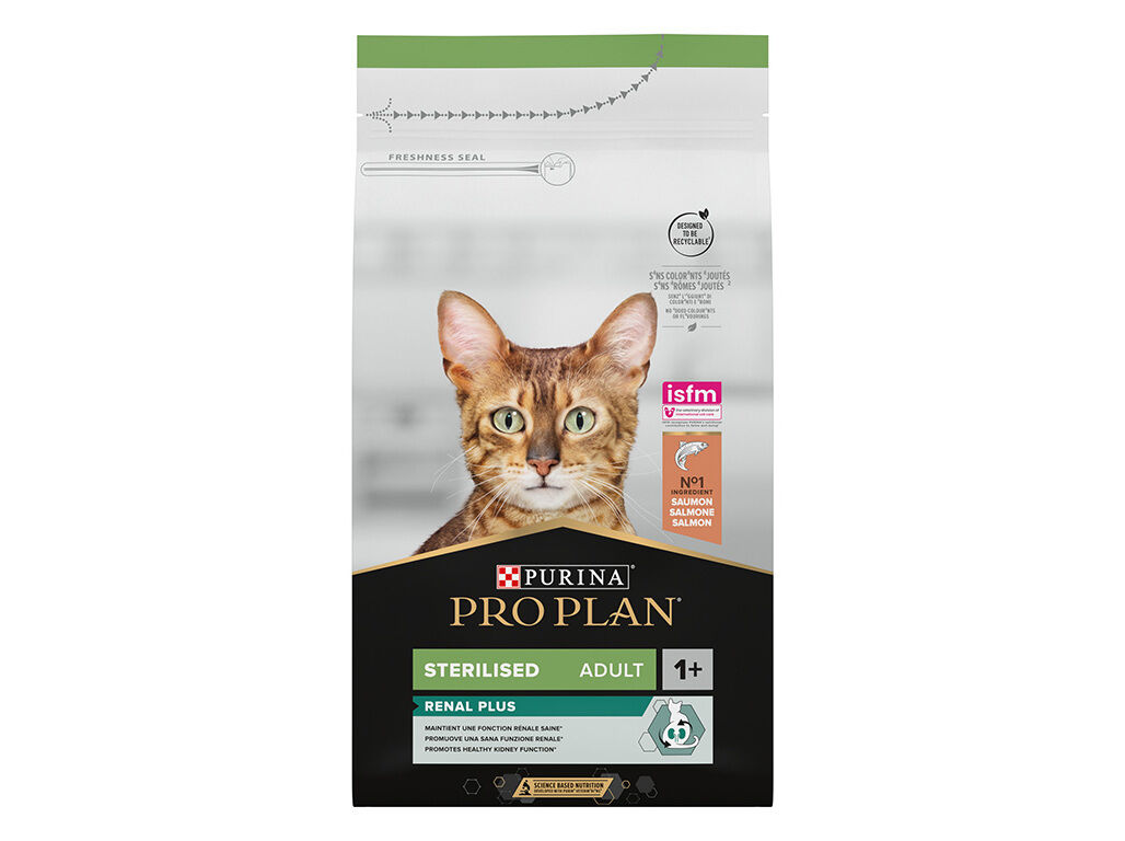 RA&Ccedil;&Atilde;O GATO PRO PLAN ESTERILIZADO SALM&Atilde;O 1.5KG