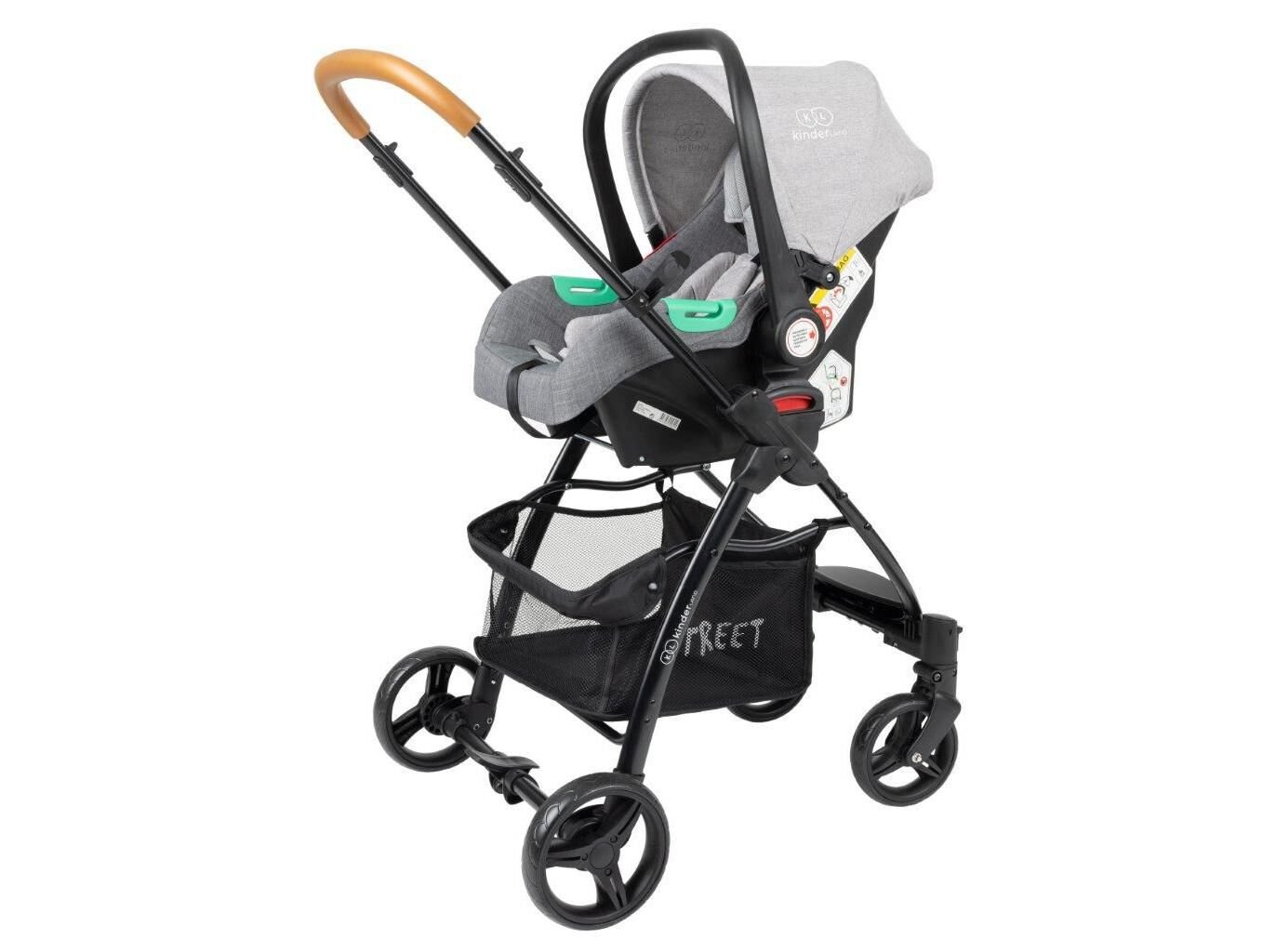 CONJUNTO RUA KINDERLAND CONVERTIVEL CINZENTO image number 3