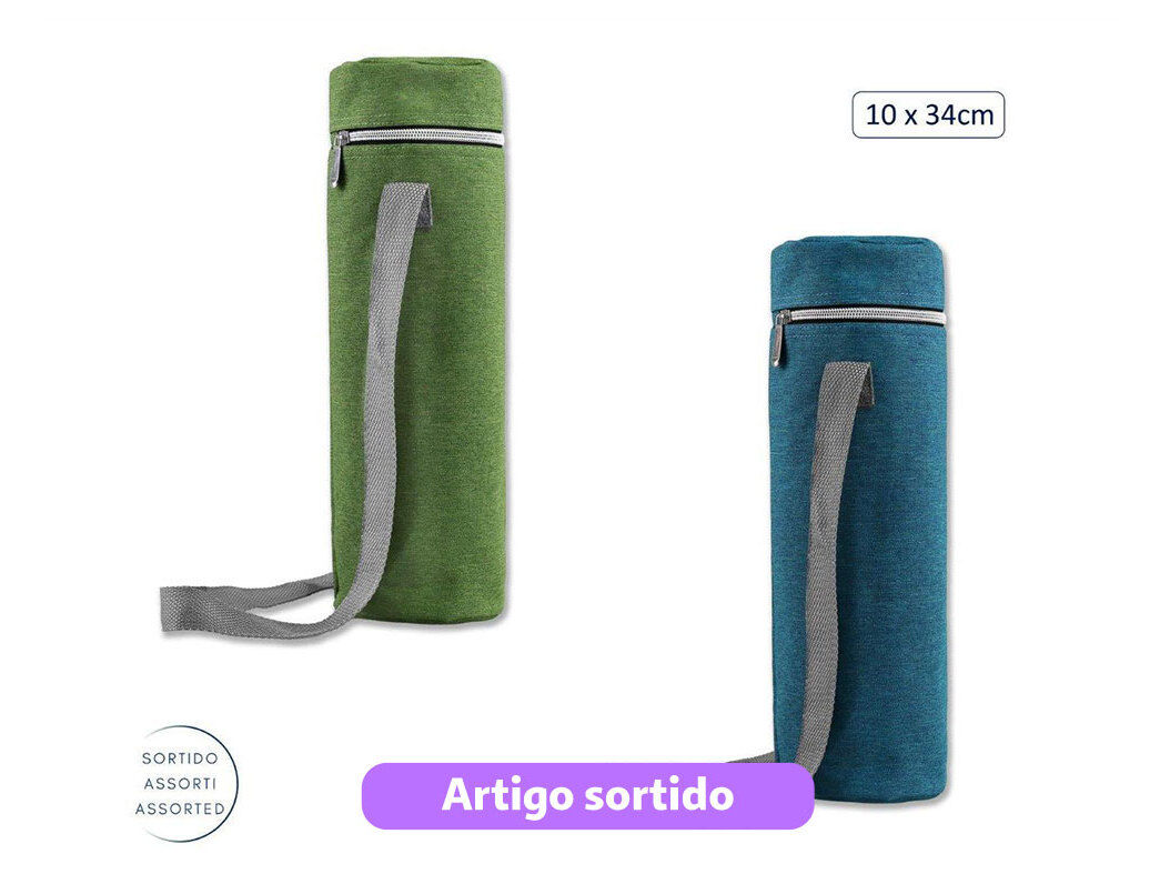 SACO T&Eacute;RMICO PARA GARRAFA ANILAR 10X10X34CM CORES SORTIDAS
