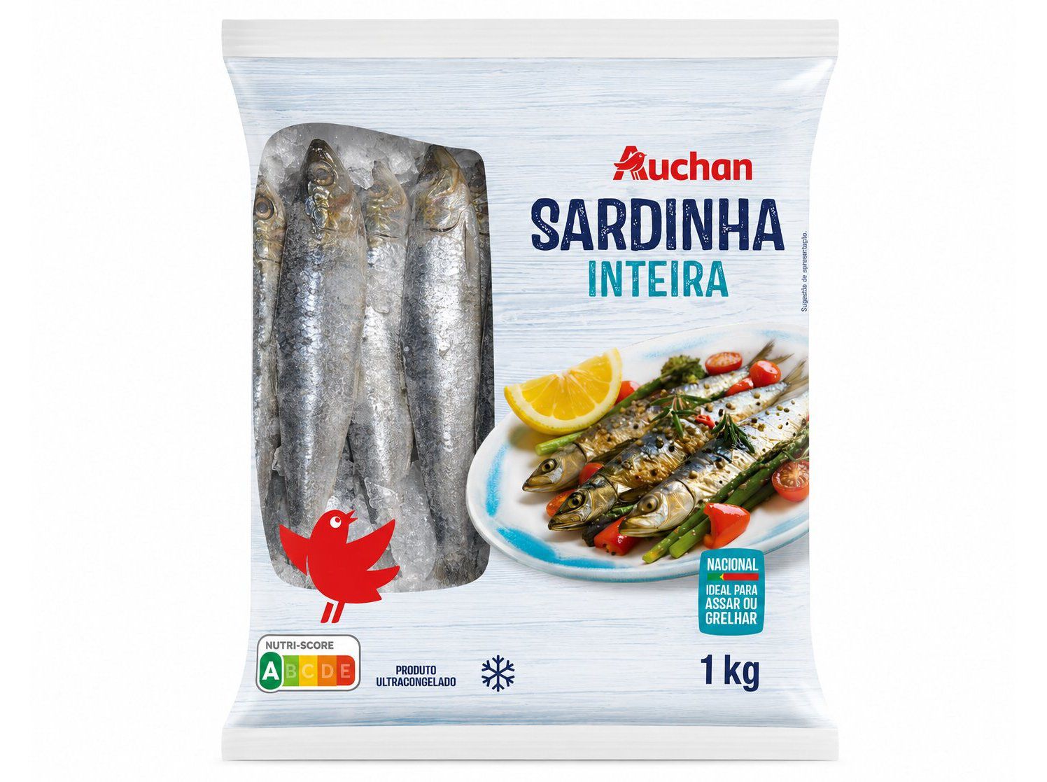 SARDINHA INTEIRA AUCHAN NACIONAL 1KG image number 0