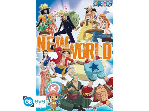 POSTER OP NEW WORLD GB EYE ONE PIECE 91.5 X 61CM image number 0