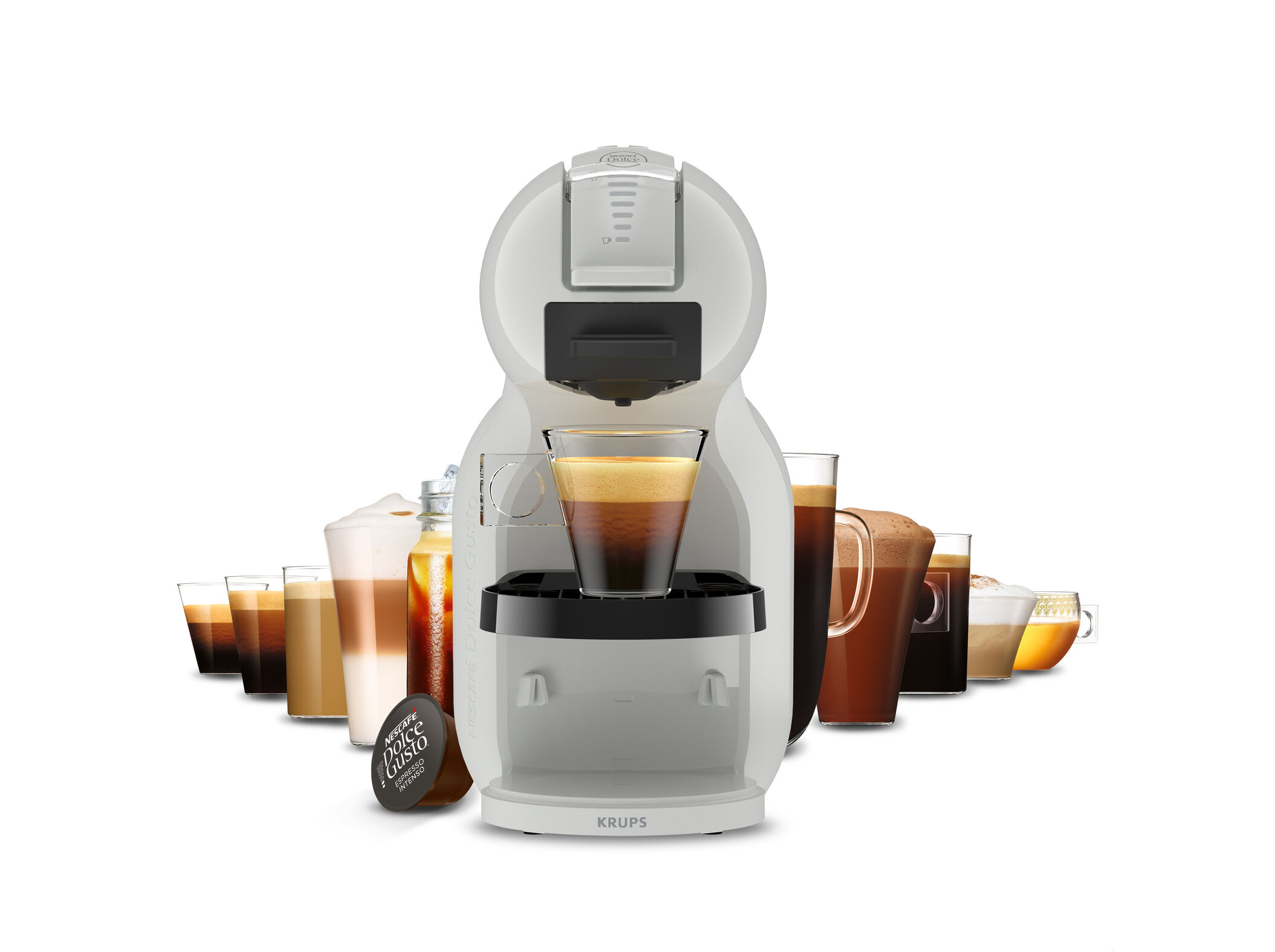 MAQUINA CAFE DOLCE GUSTO KRUPS KP143GP16 MINI ME ARTIC GREY image number 0