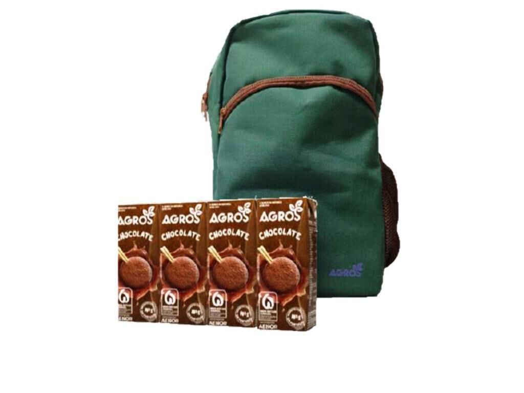 LEITE COM CHOCOLATE AGROS OFERTA MOCHILA 4X200ML image number 0