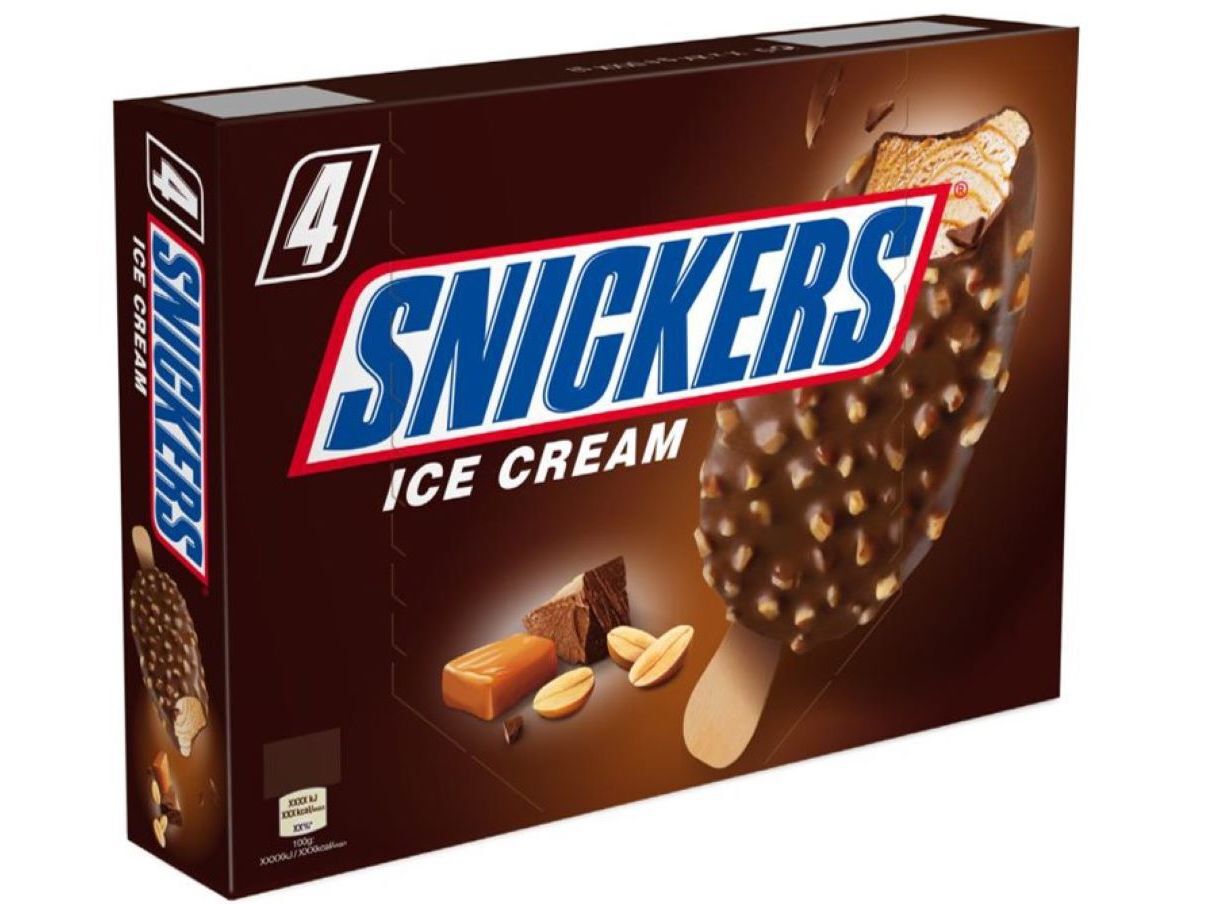 GELADO SNICKERS 4X100G image number 0
