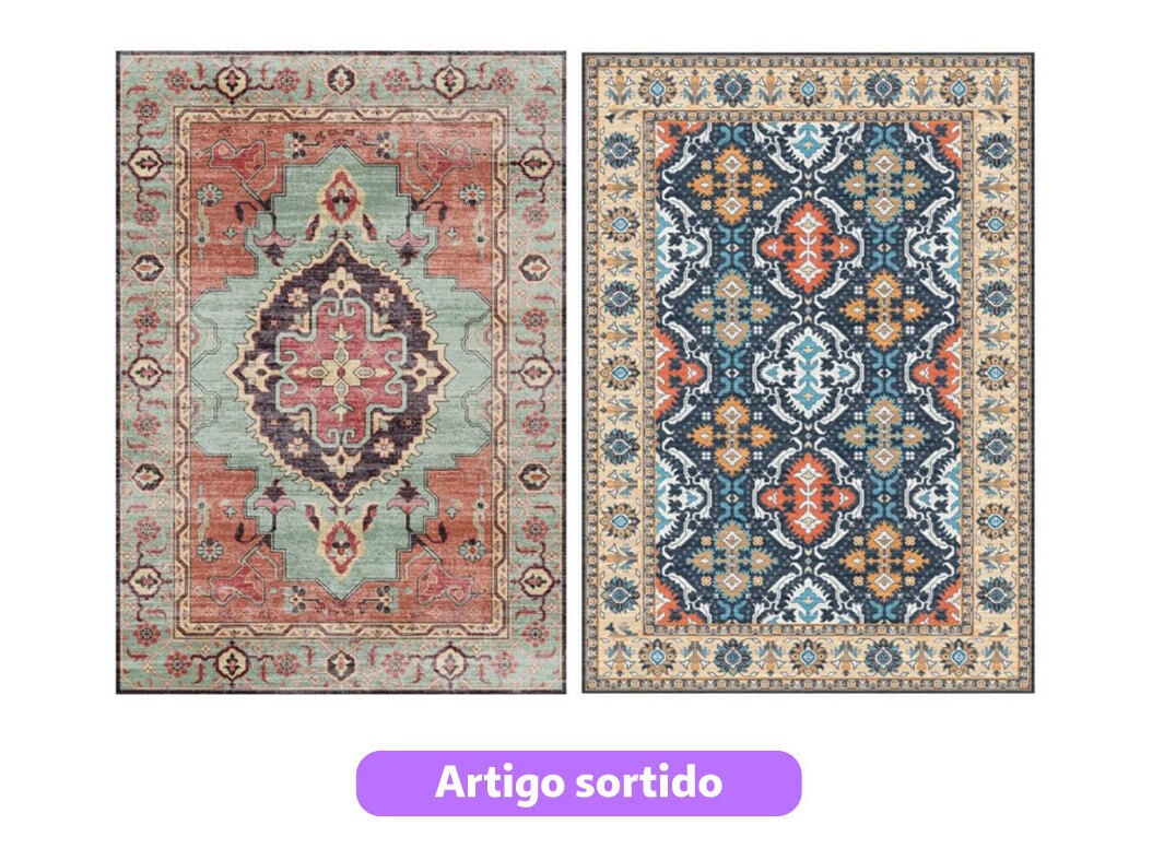 TAPETE PRET&Oacute;RIA 140X200CM MODELOS SORTIDOS