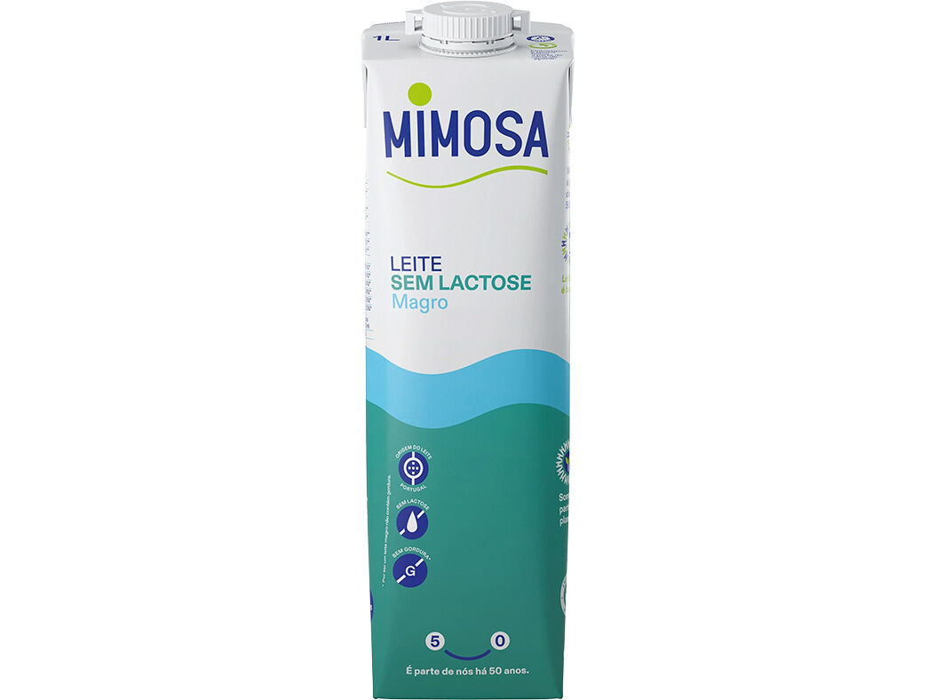 LEITE MIMOSA UHT MAGRO BEM ESPECIAL 0% LACTOSE 1L