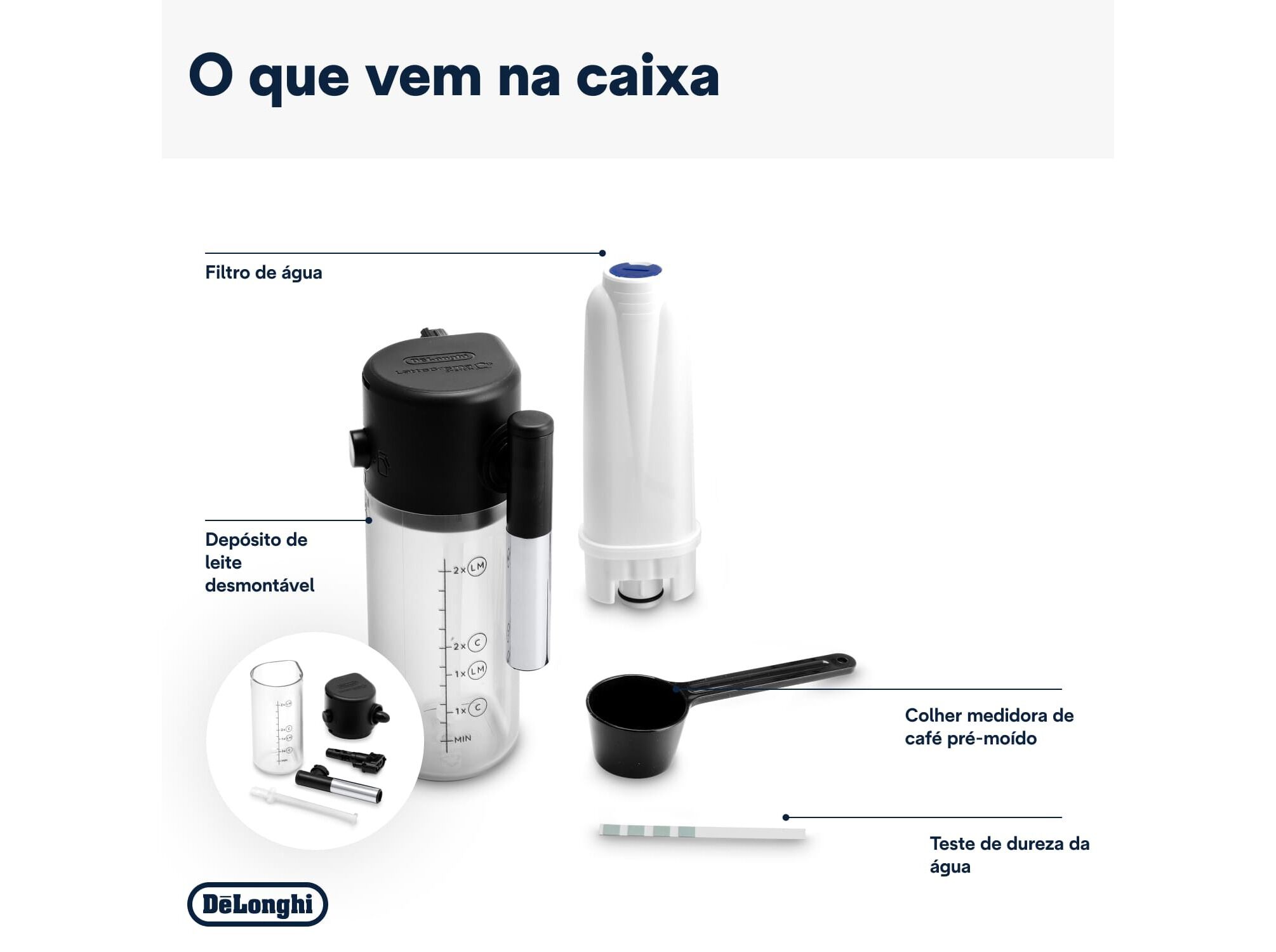 M&Aacute;QUINA DE CAF&Eacute; AUTOM&Aacute;TICA DELONGHI MAGNIFICA EVO CAPPUCCINO ECAM290.61.B image number 7