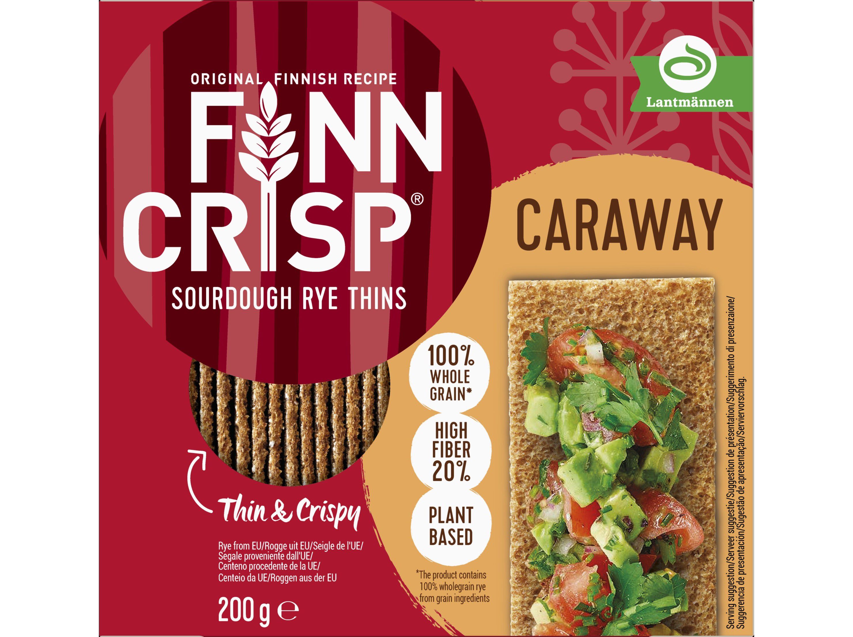 TOSTAS ALCARAVIA FINN CRISP THIN & CRISPY 200G