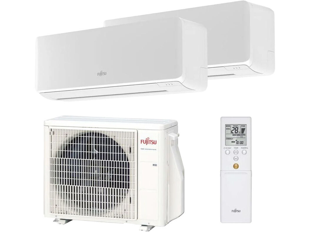 AR CONDICIONADO FIXO FUJITSU 3NGF0123 WIFI MULTISPLIT (9000+9000BTUS)