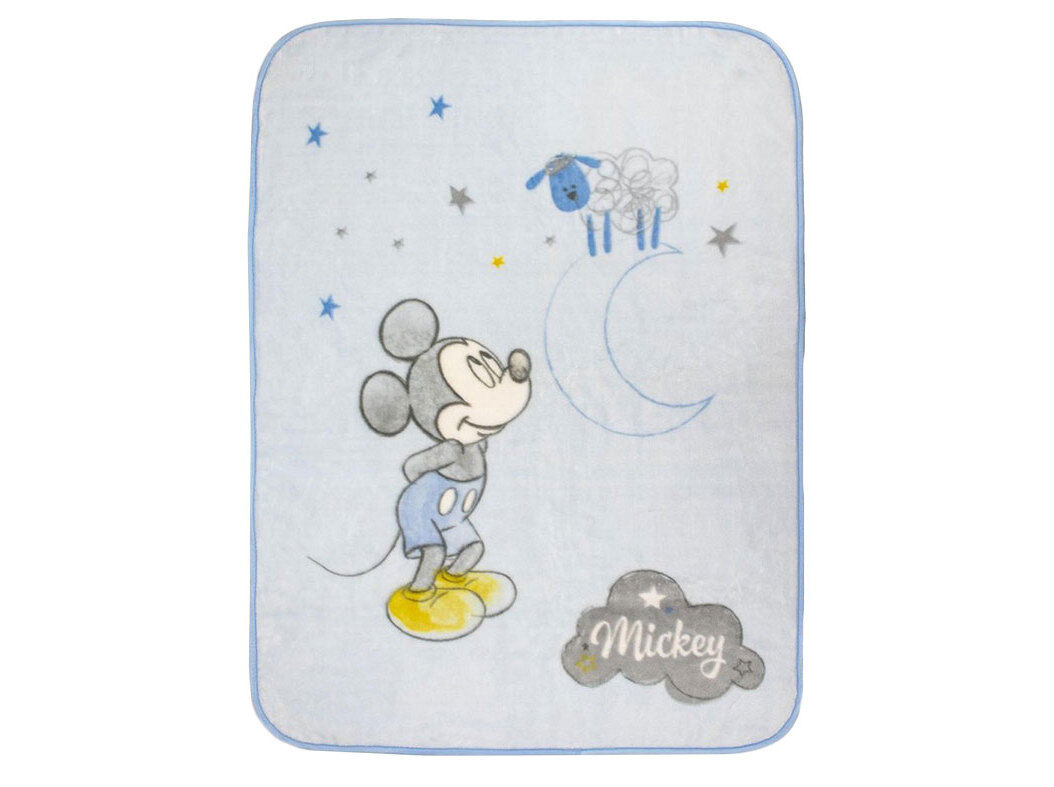 MANTA PARA CAMA DE BEB&Eacute; MICKEY 110X140CM