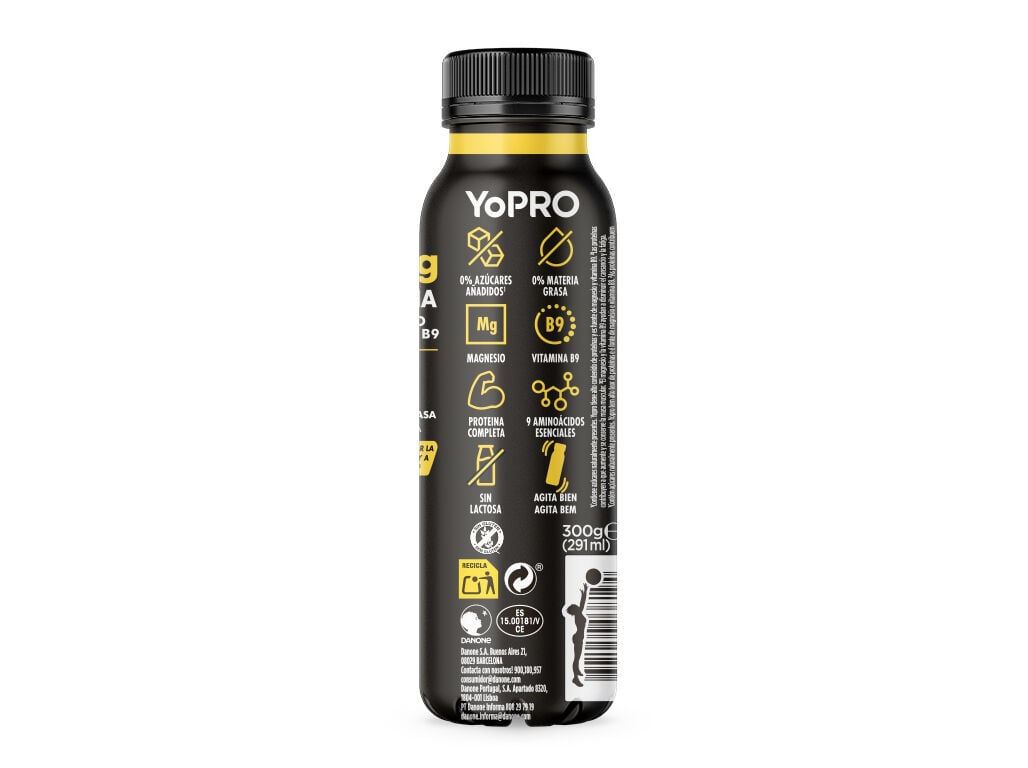 IOGURTE LIQUIDO YOPRO BANANA 300G image number 1