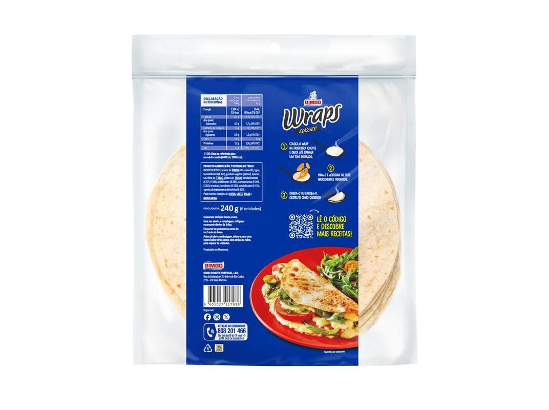 P&Atilde;O BIMBO ROLL'S BASES REDONDAS 6UN 250G image number 1