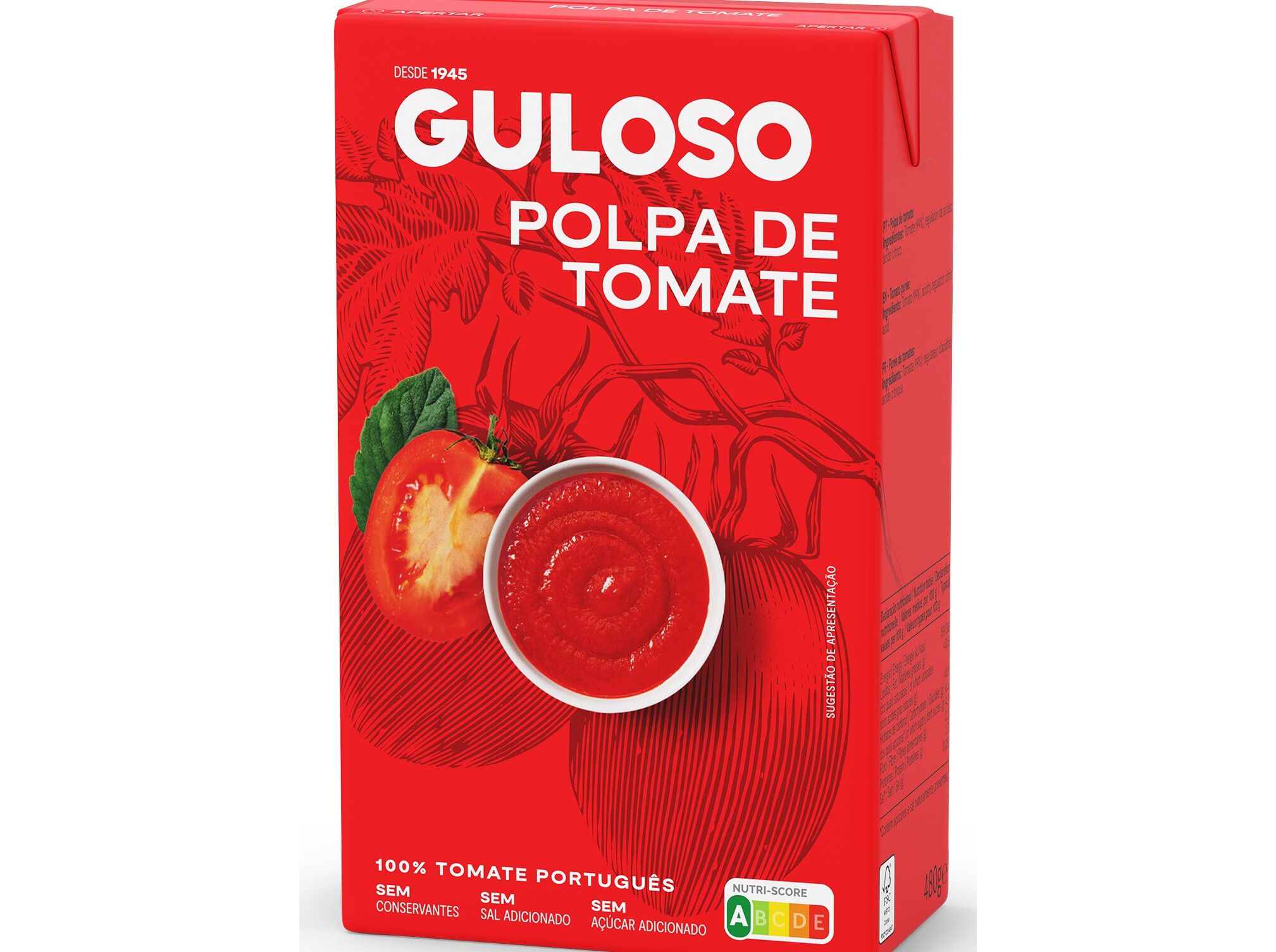 POLPA DE TOMATE GULOSO TETRA 480G