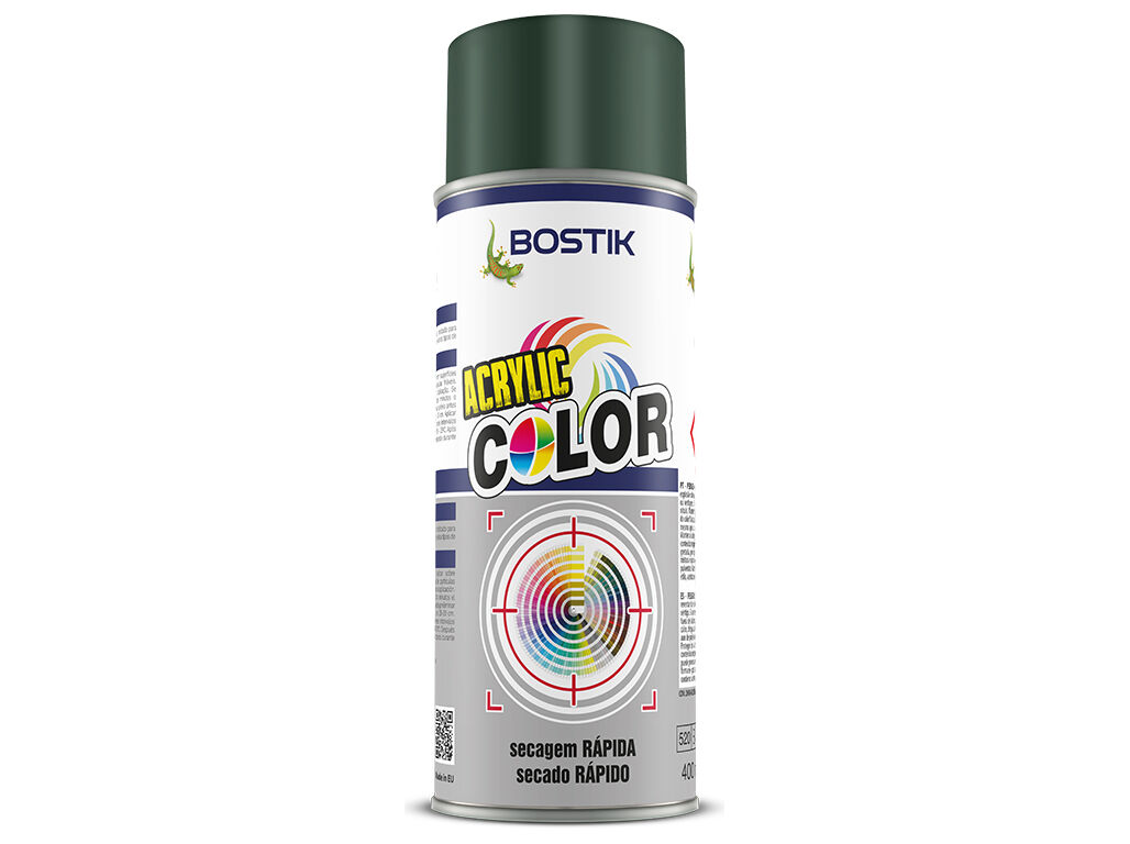 SPRAY ACRYLIC BOSTIK VERDE GARRAFA BRILHANTE 400ML image number 1