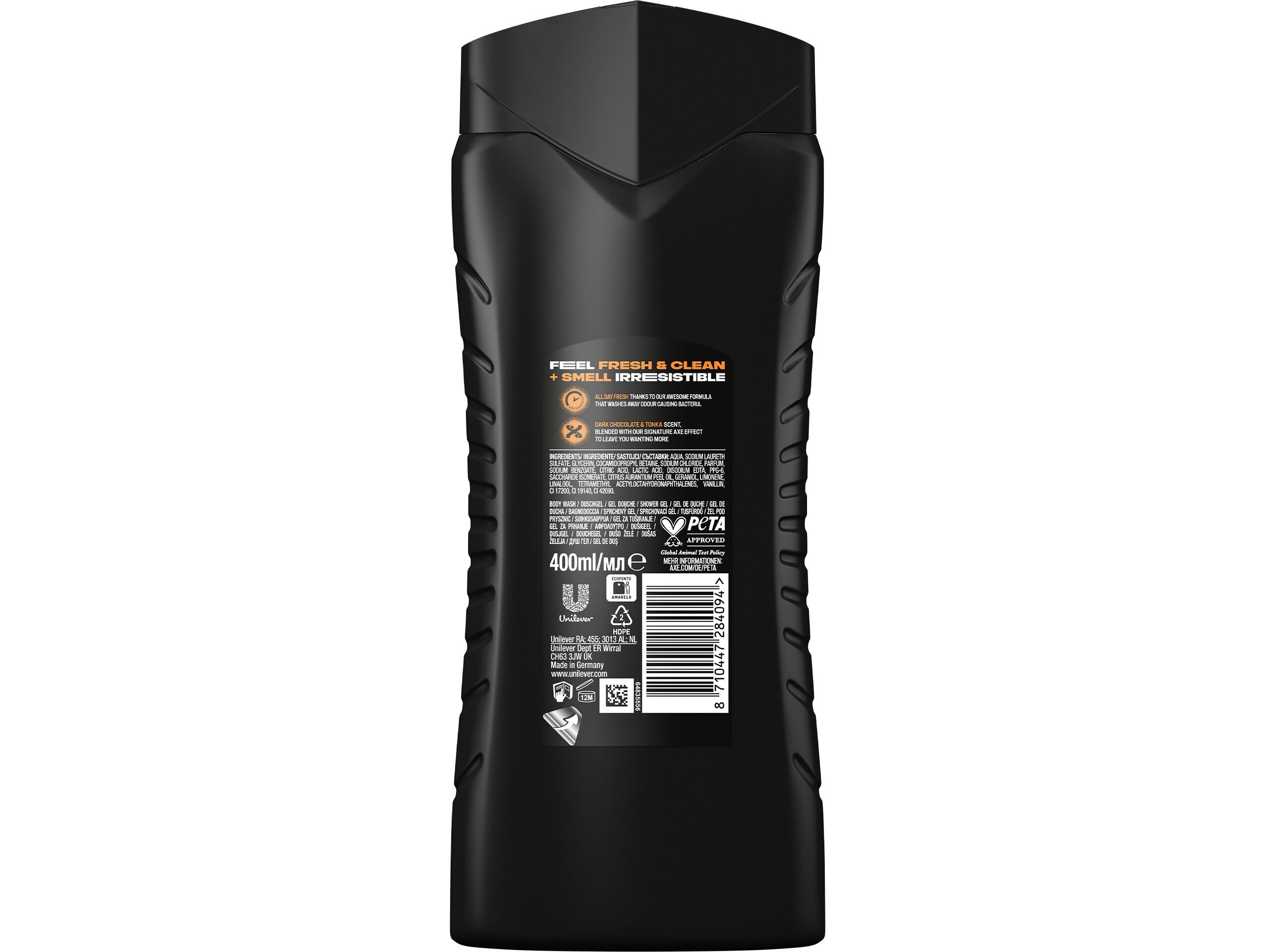 GEL AXE DE BANHO DARK TEMPTATION 400ML image number 1