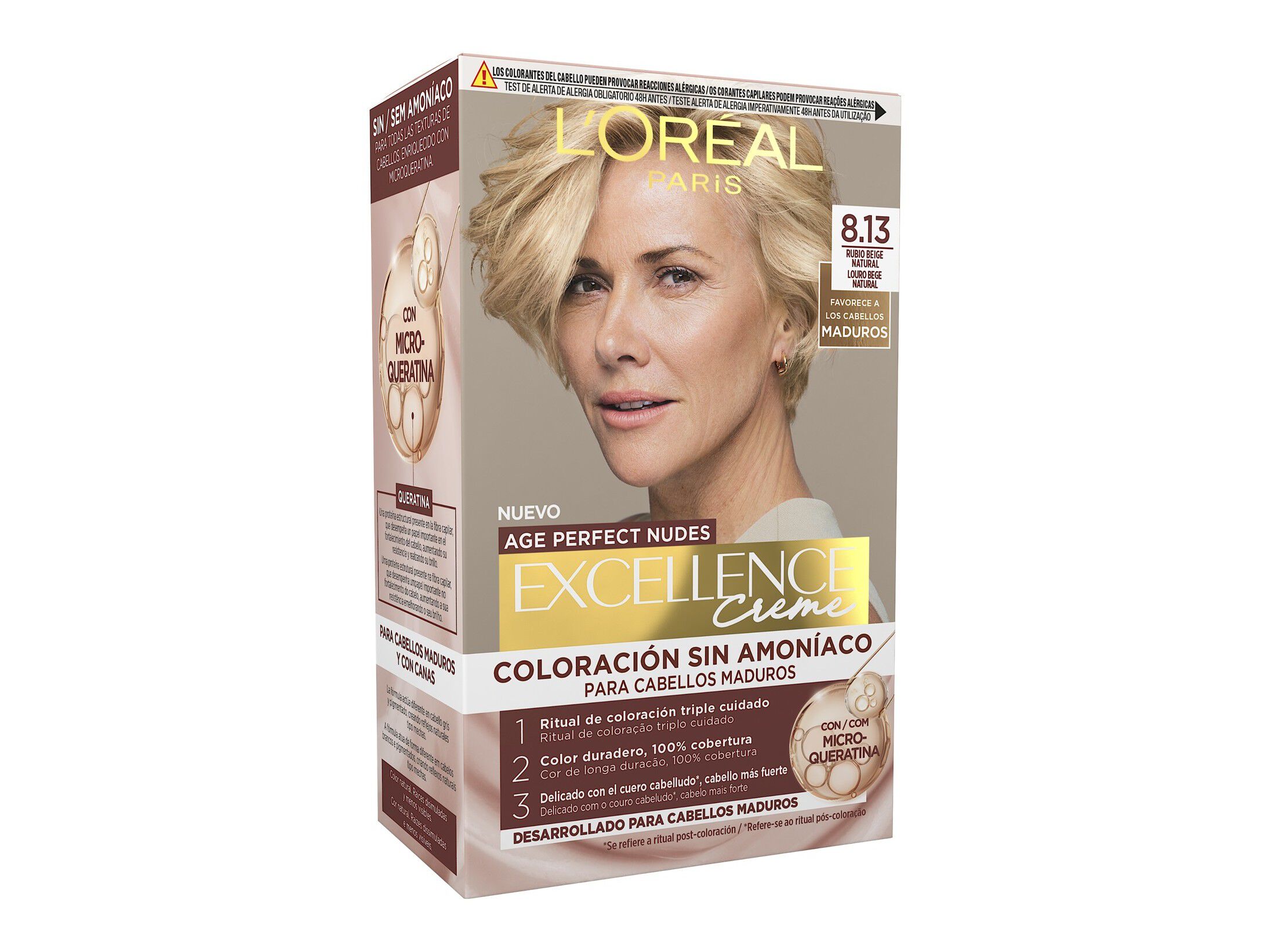 COLORA&Ccedil;&Atilde;O EXCELLENCE NUDES 8.13 BEIGE BLONDE image number 1