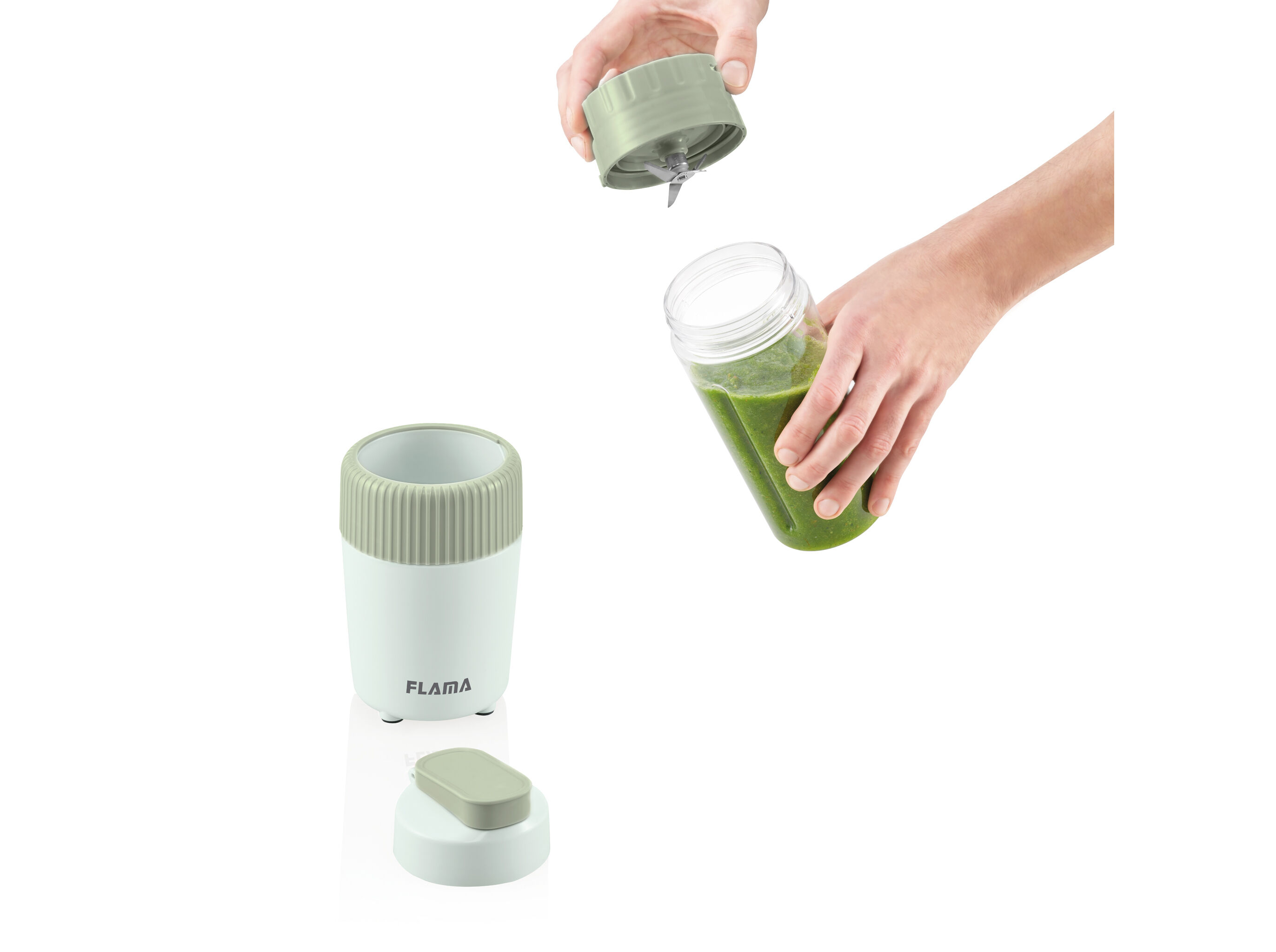 LIQUIDIFICADORA FLAMA 2224FL TO-GO MINT GREEN 300W 0.6 L image number 6