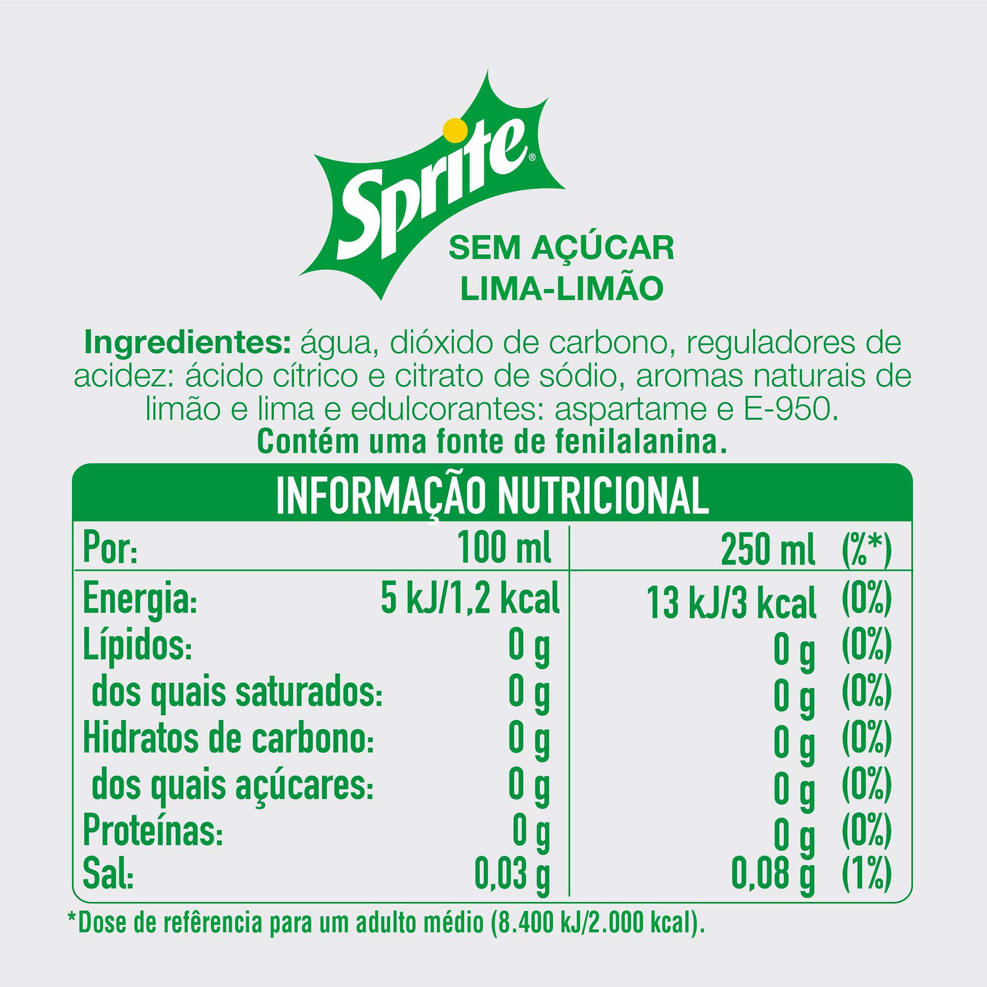 REFRIGERANTE COM G&Aacute;S SPRITE LIMA LIM&Atilde;O SEM A&Ccedil;&Uacute;CAR 1.5L image number 2