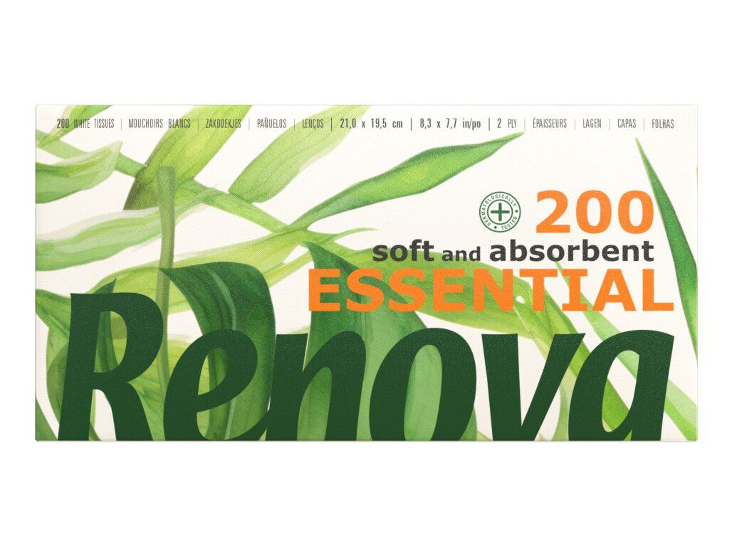 LEN&Ccedil;OS RENOVA FACIAIS PLENITUDE 200UN