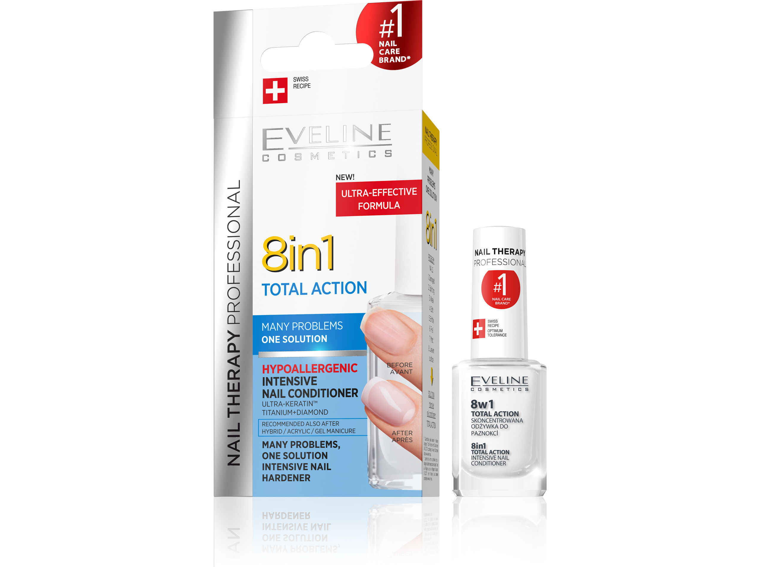 ENDURECEDOR DE UNHAS EVELINE 8EM1 12ML image number 0