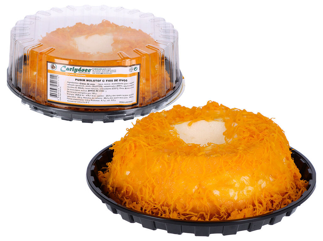 PUDIM MOLOTOF CARLYDOCE COM FIOS DE OVOS UN