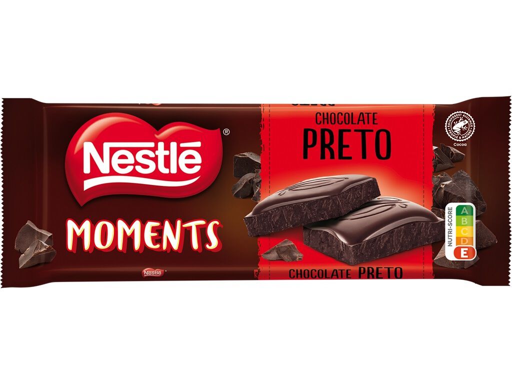 TABLETE NESTL&Eacute; MOMENTS CHOCOLATE PRETO 85G image number 0