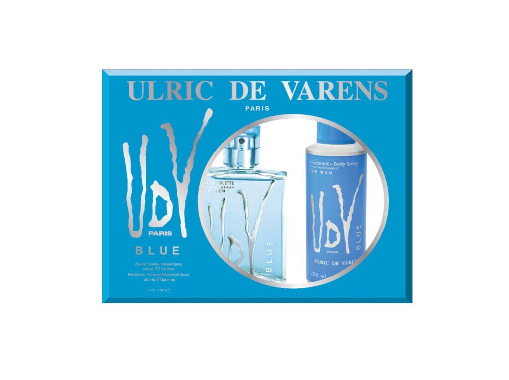 CONJUNTO ULRIC DE VARENS BLUE EDT 100ML+ DEO 200ML image number 0
