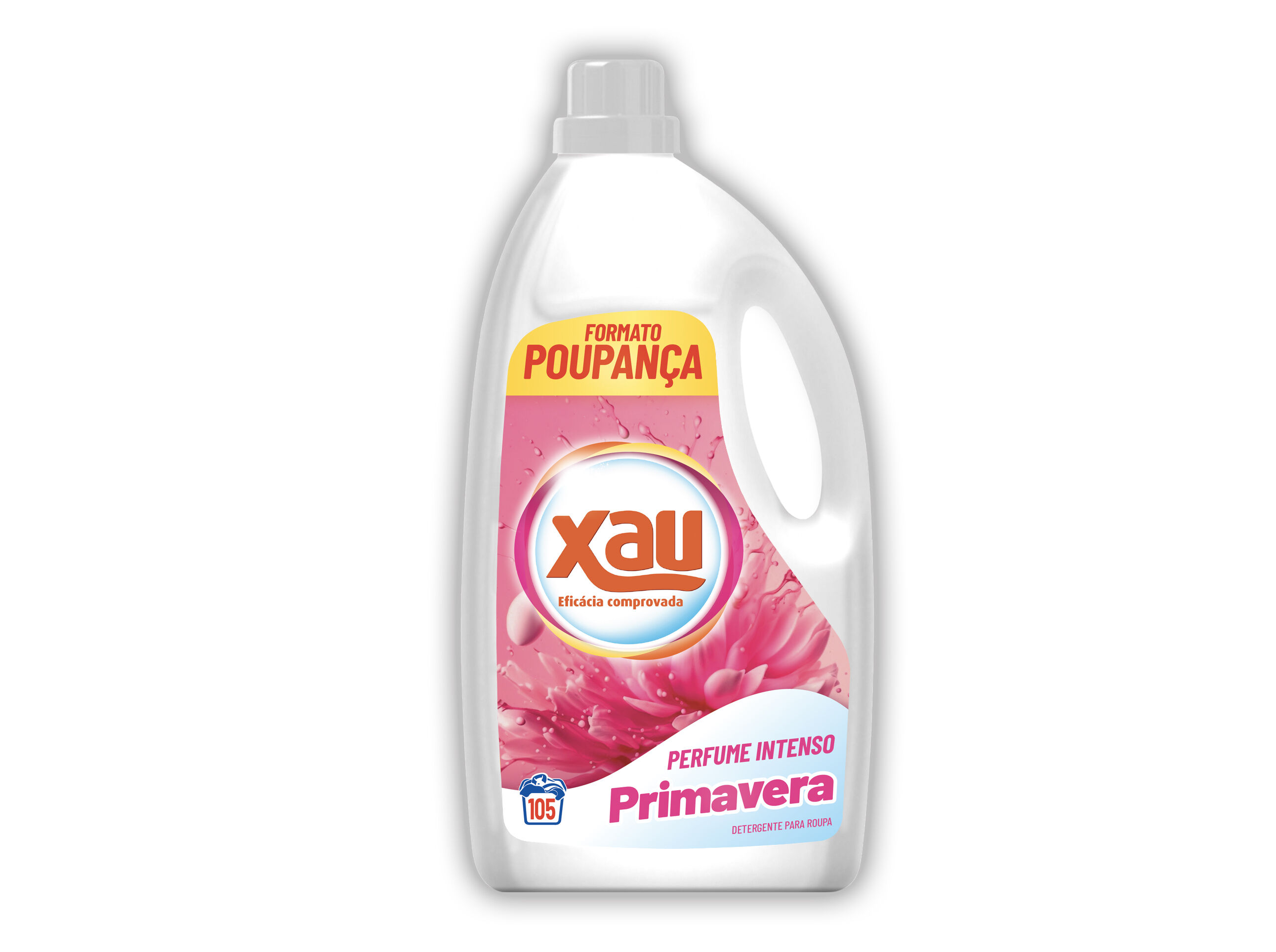 DETERGENTE ROUPA M&Aacute;QUINA L&Iacute;QUIDO XAU PERFUME FLORES PRIMAVERA 105DOSES image number 0