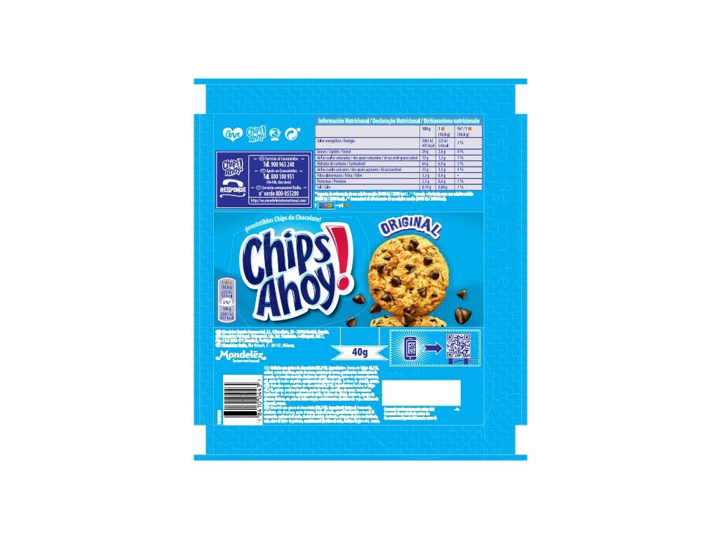 BOLACHAS COOKIES CHIPS AHOY 40 G image number 1