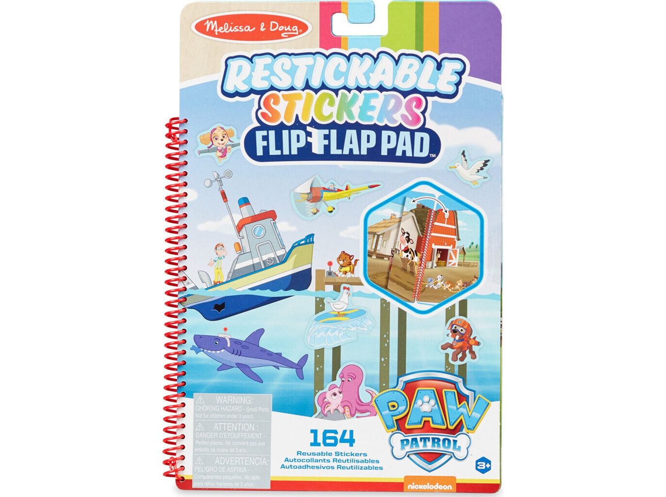 AUTOCOLANTES PATRULHA PATA - A BA&Iacute;A FLIP FLAP