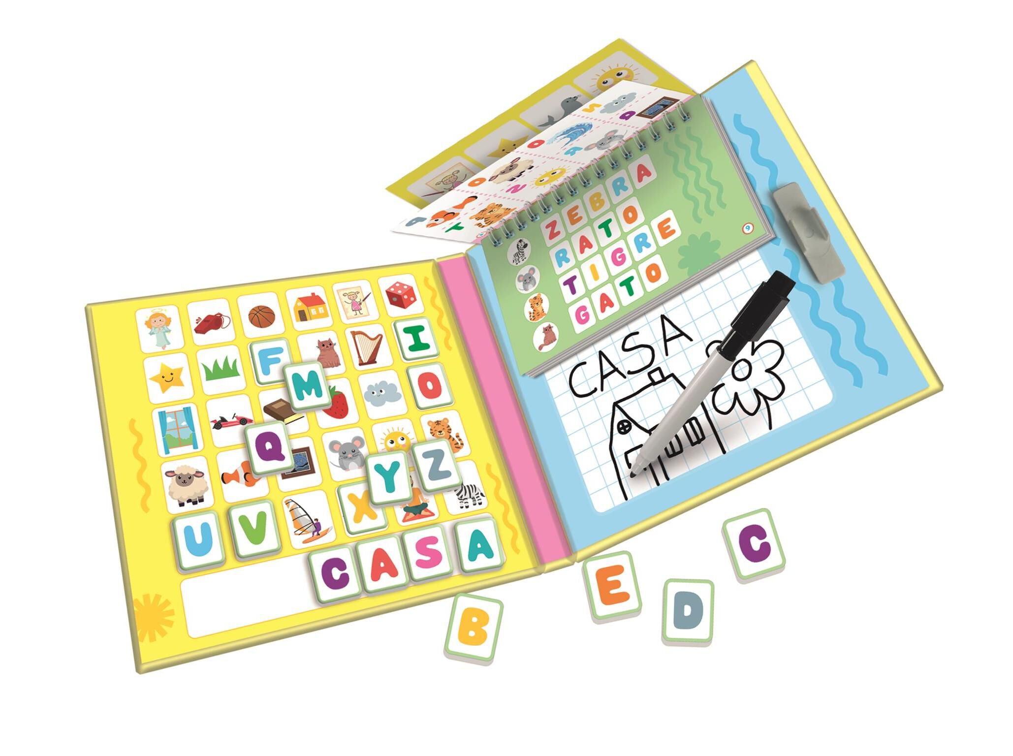 LIVRO MAGN&Eacute;TICO CLEMENTONI LETRAS E PALAVRAS image number 1