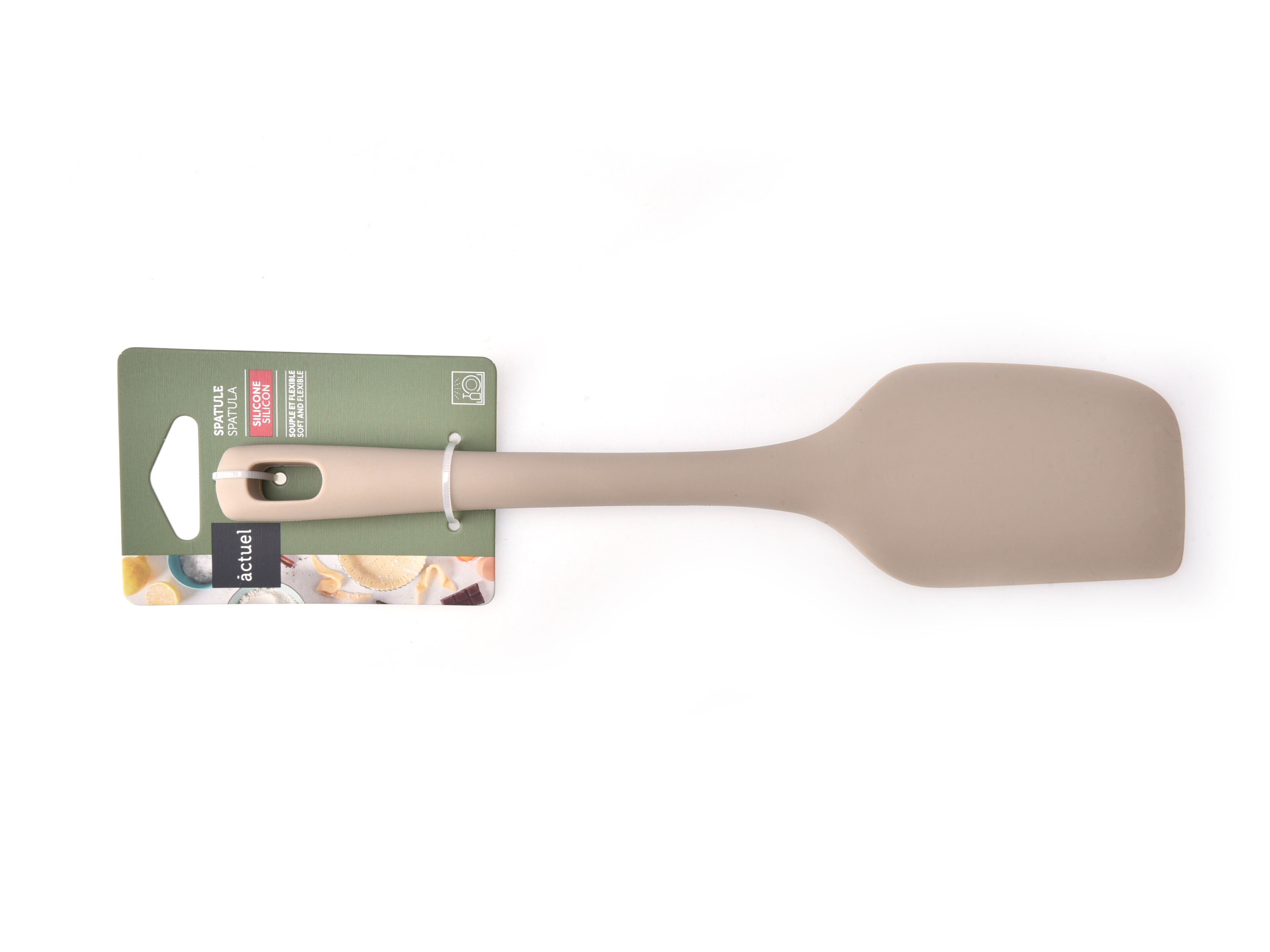 ESP&Aacute;TULA ACTUEL SILICONE BEGE 27CM image number 0