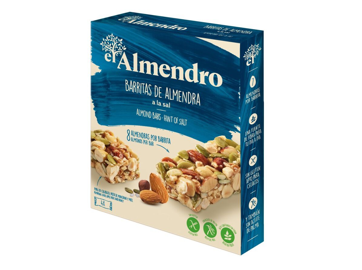 BARRAS DE CEREAIS EL ALMENDRO AM&Ecirc;NDOAS E SAL 84 G image number 1