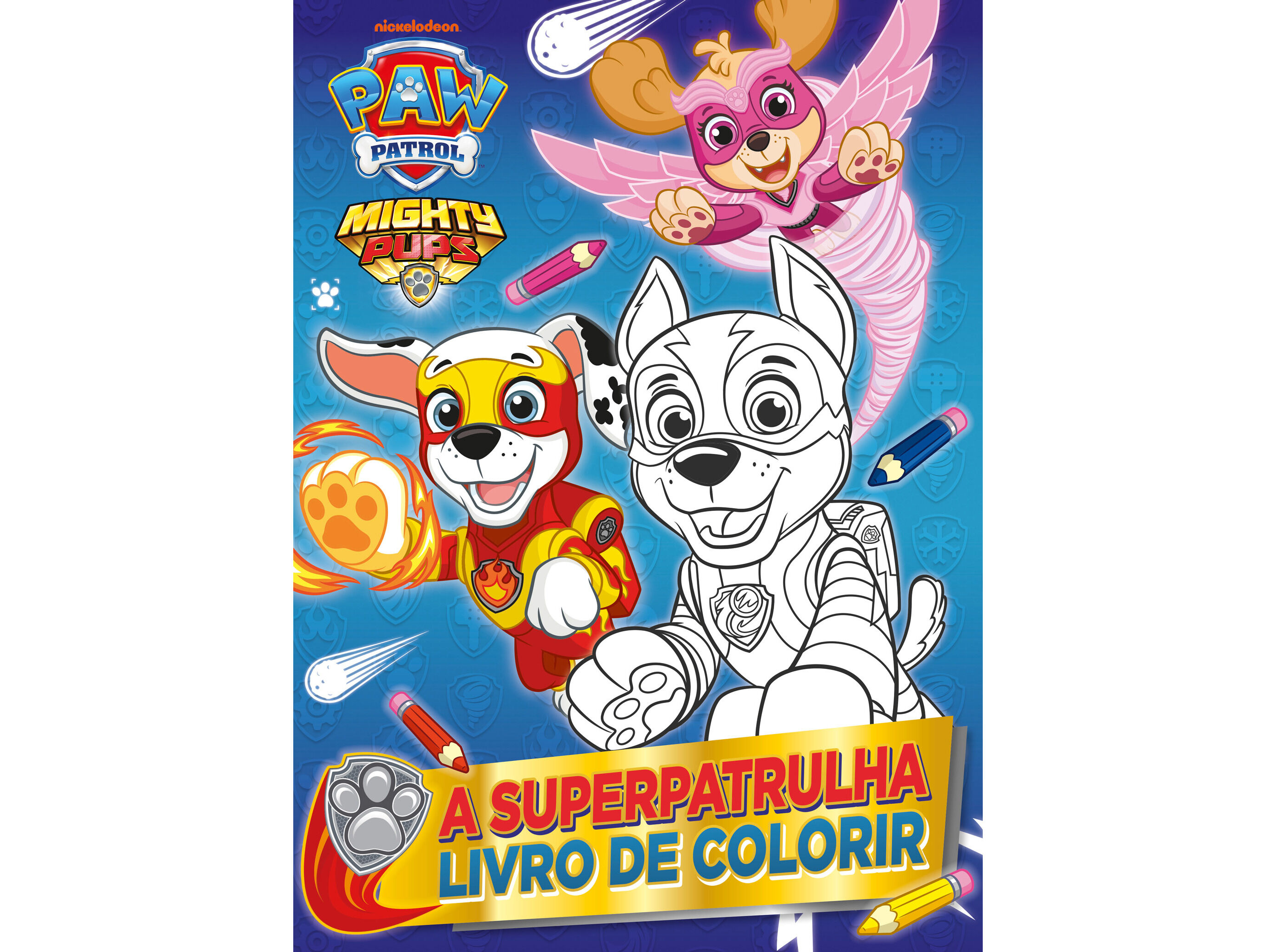 LIVRO PATRULHA PATA - A SUPERPATRULHA: LIVRO DE COLORIR image number 0