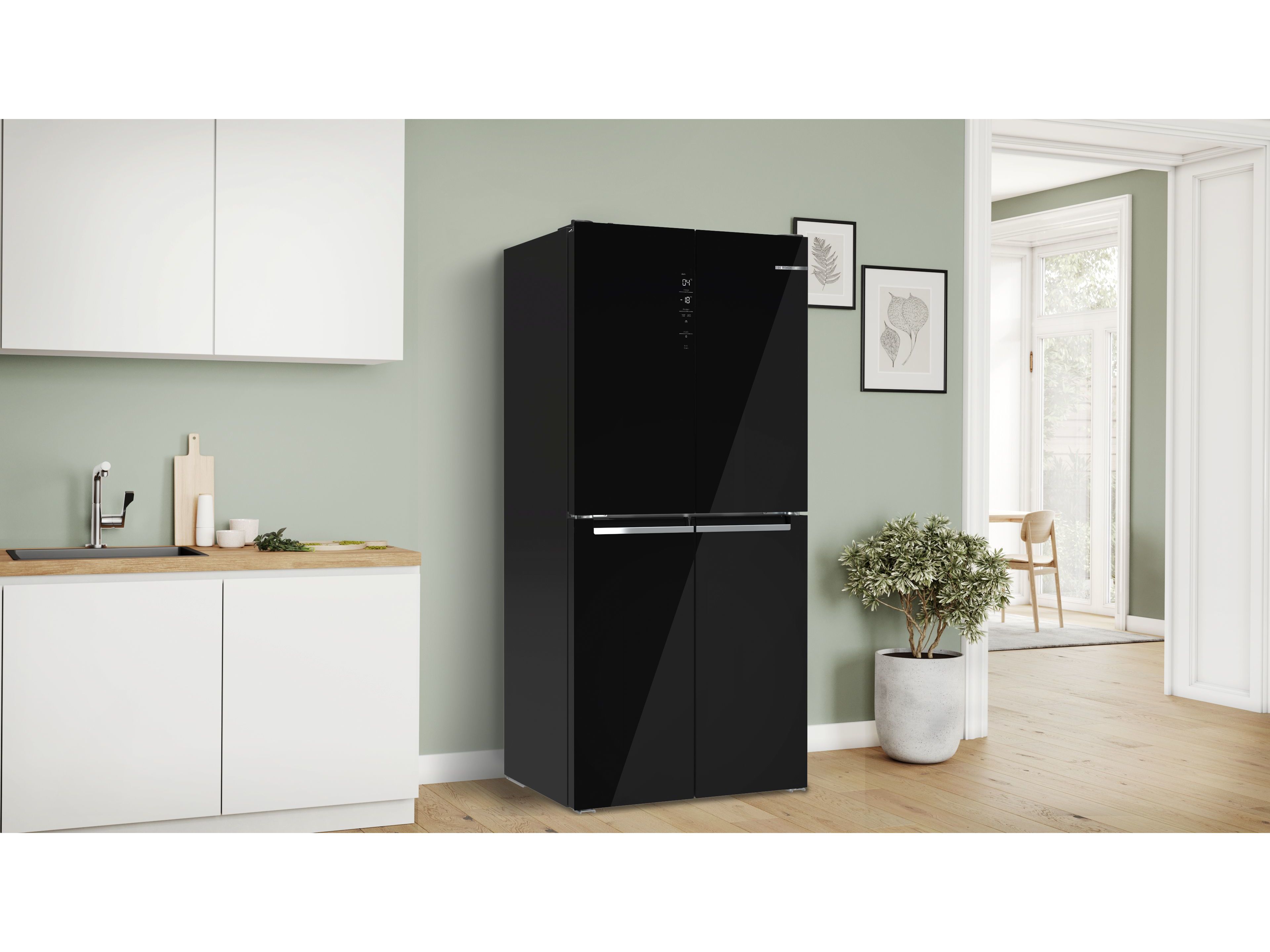 FRIGOR&Iacute;FICO AMERICANO BOSCH KMC85LBEA NO FROST E 547L PRETO image number 1