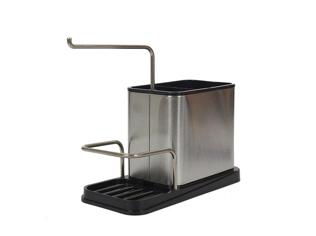 SUPORTE PARA ESPONJA E ESCOVA EM A&Ccedil;O INOXID&Aacute;VEL