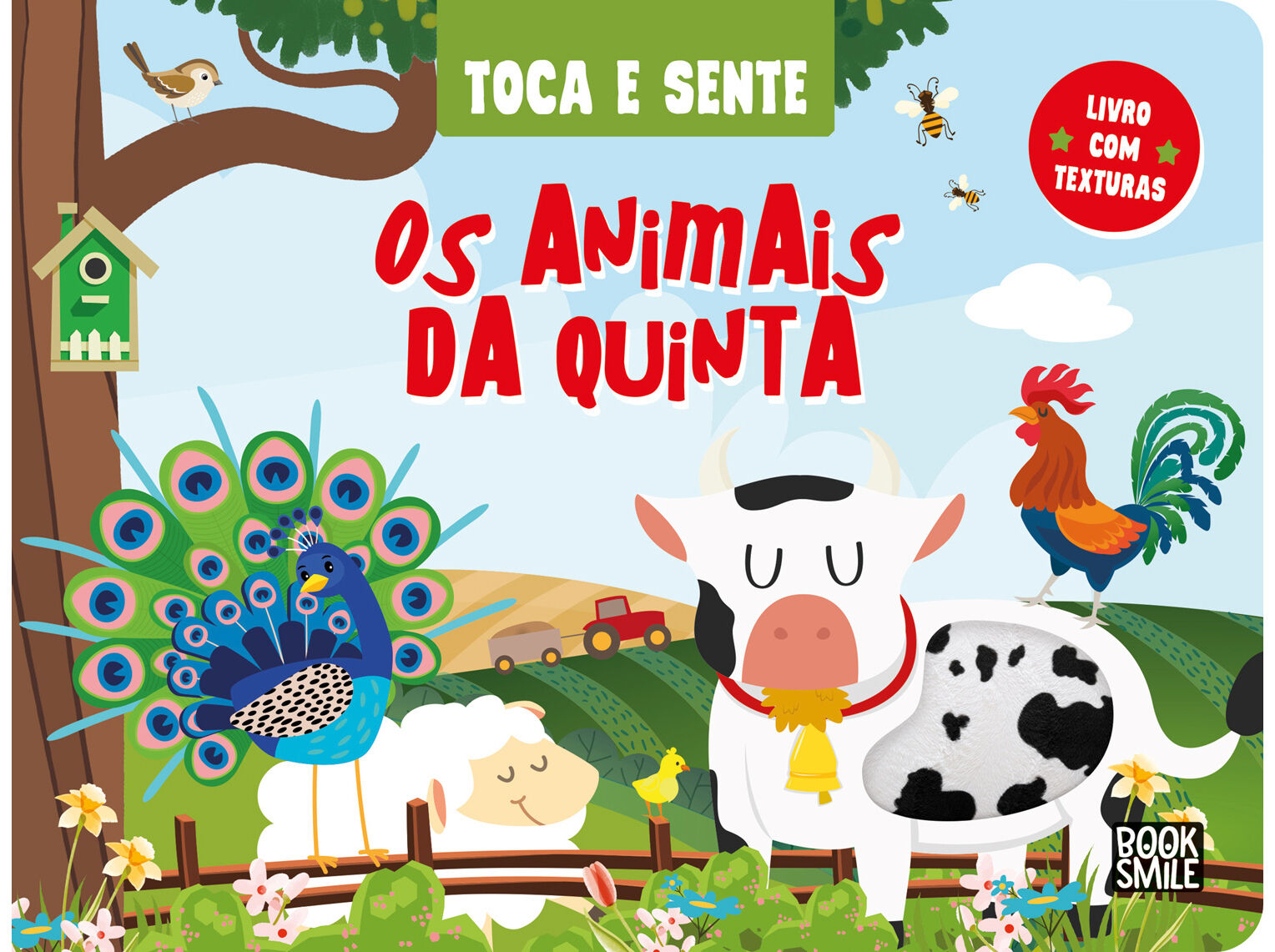 LIVRO TOCA E SENTE - OS ANIMAIS DA QUINTA DE FIONA HUISMAN image number 0