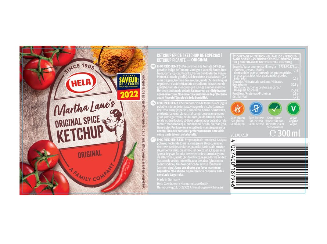 KETCHUP HELA ORIGINAL 300ML image number 1