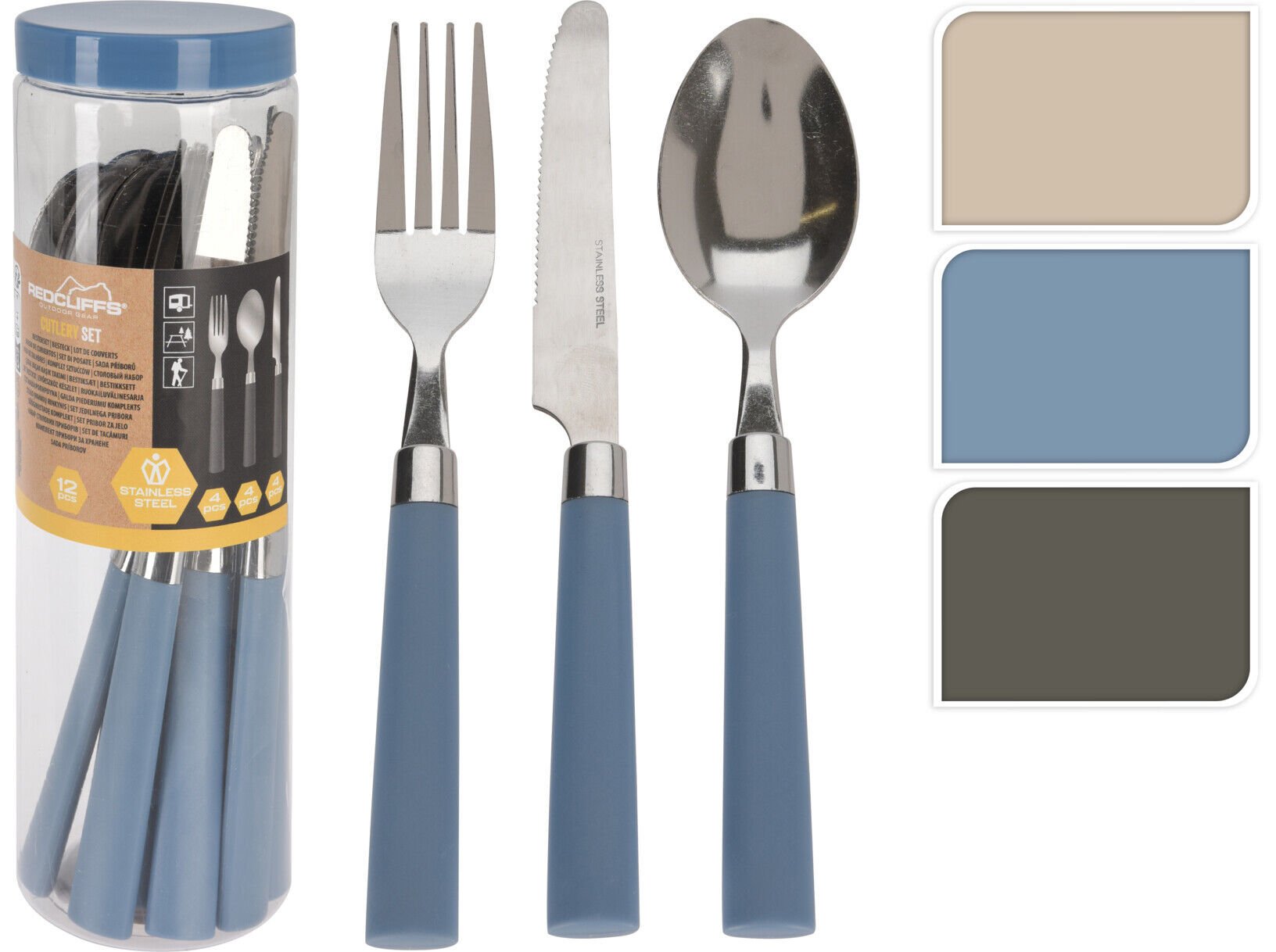 FAQUEIRO CABO PL&Aacute;STICO 12 PE&Ccedil;AS CORES SORTIDAS image number 1